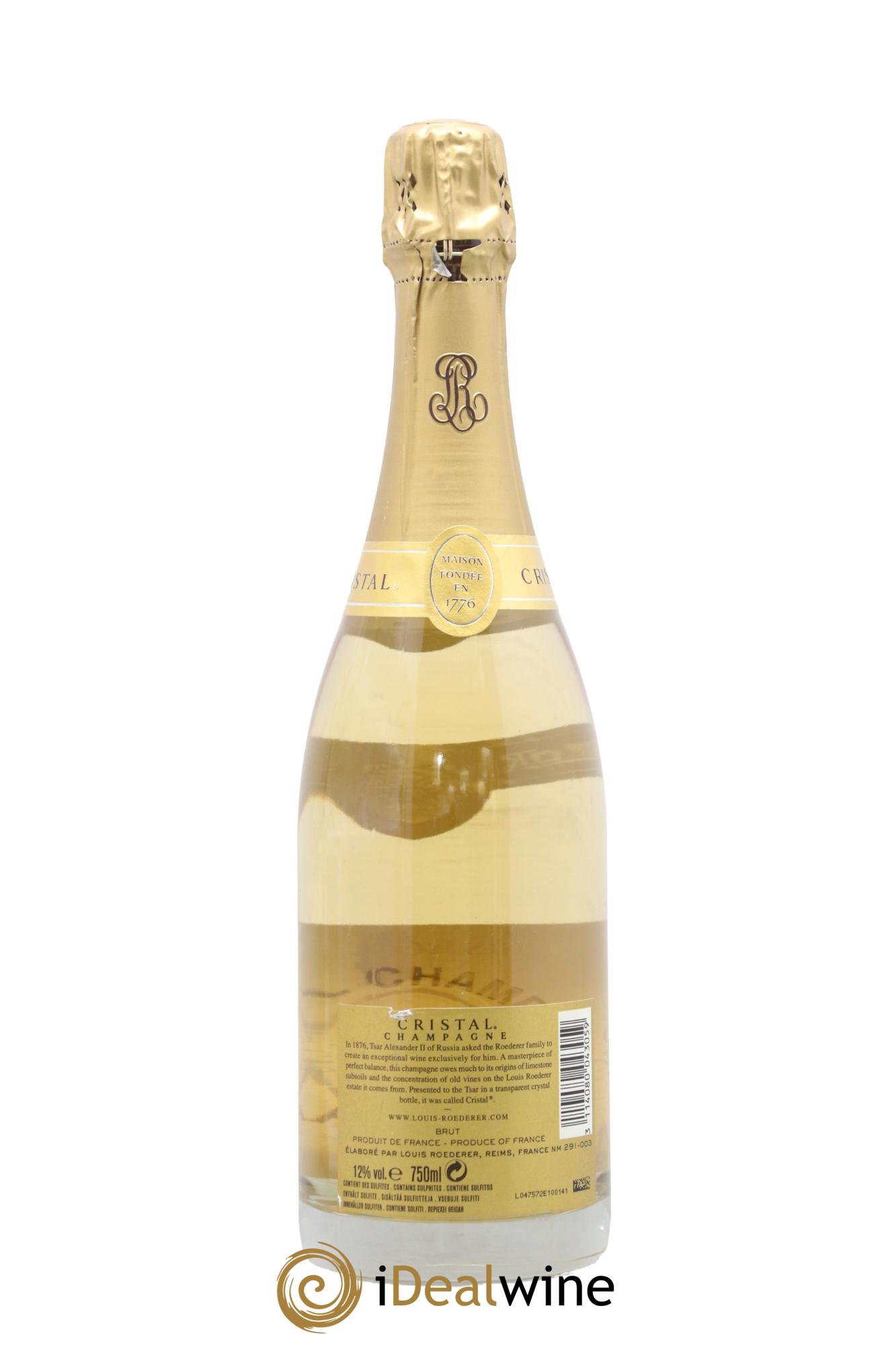 Cristal Louis Roederer 2008 - Posten von 1 Flasche - 1