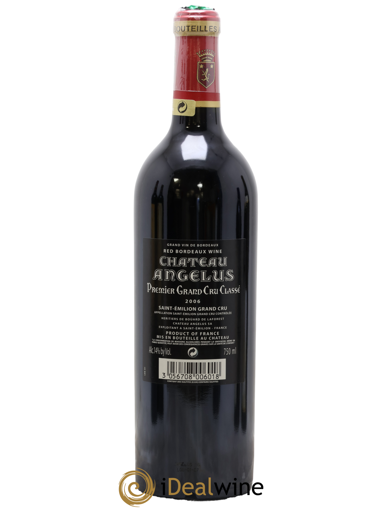 Château Angélus 1er Grand Cru Classé A 2006 - Lot of 1 bottle - 1