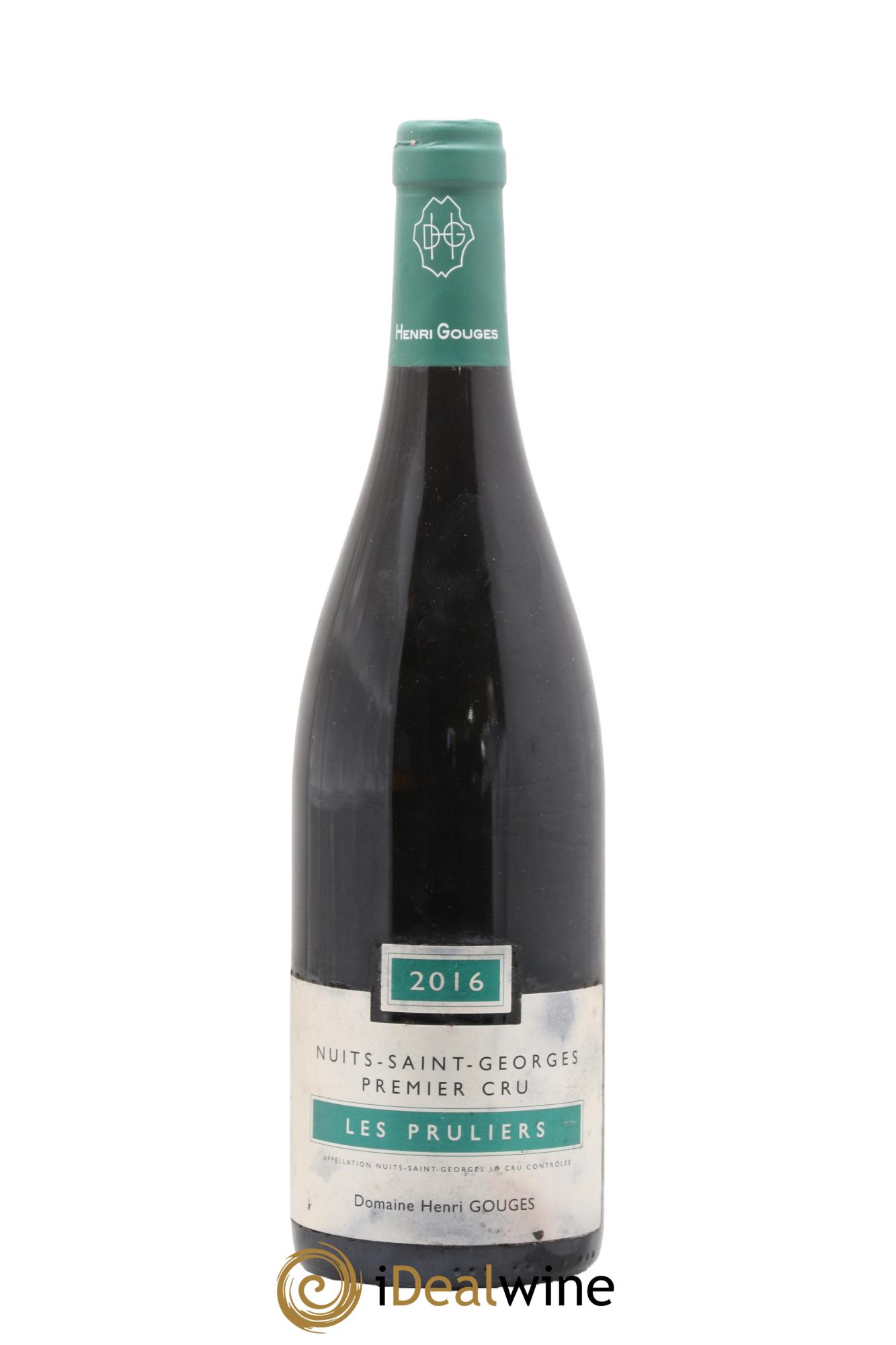 Nuits-Saint-Georges 1er Cru Les Pruliers Henri Gouges 2016 - Lot de 1 bouteille - 0