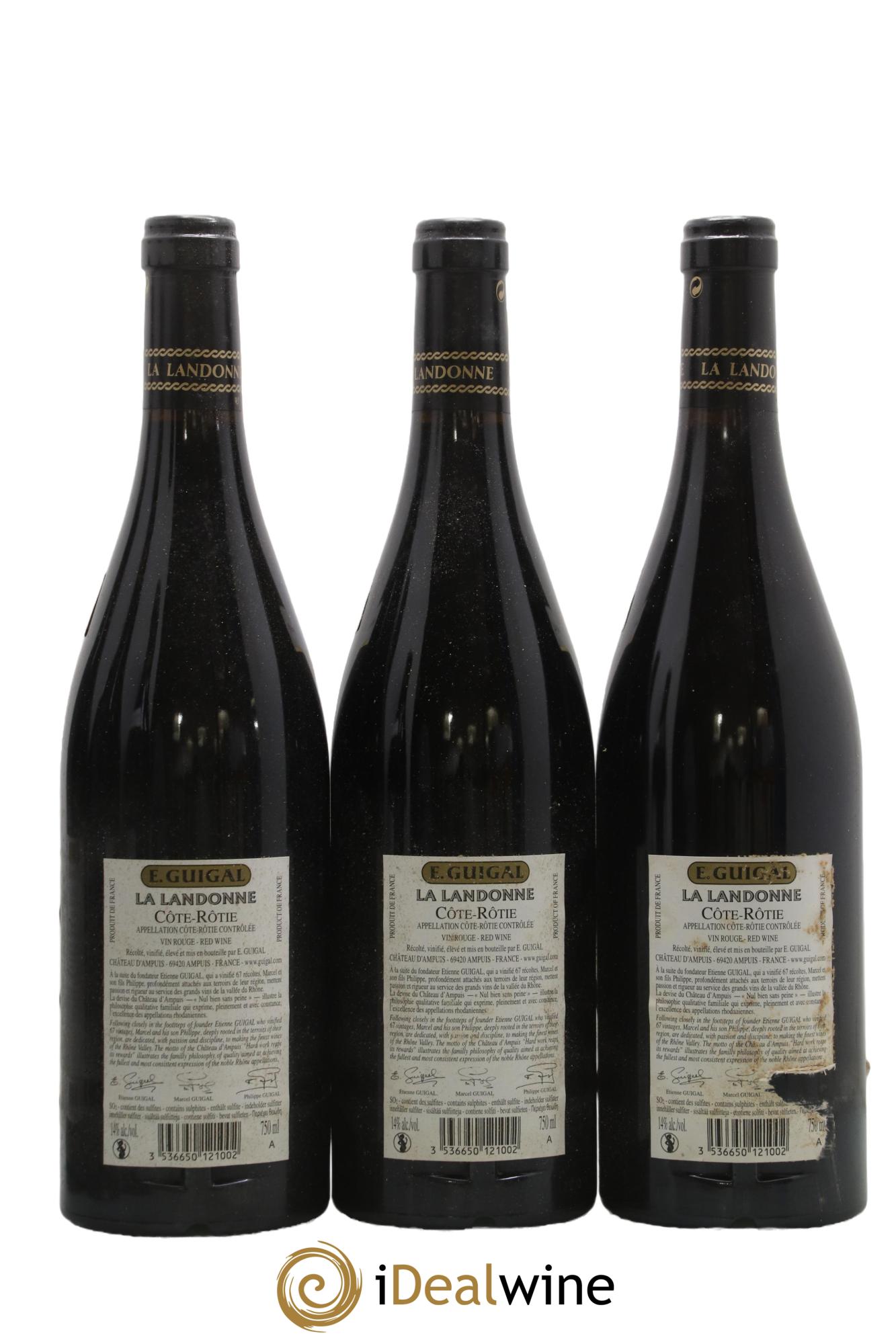 Côte-Rôtie La Landonne Guigal 2017 - Lot of 6 bottles - 4