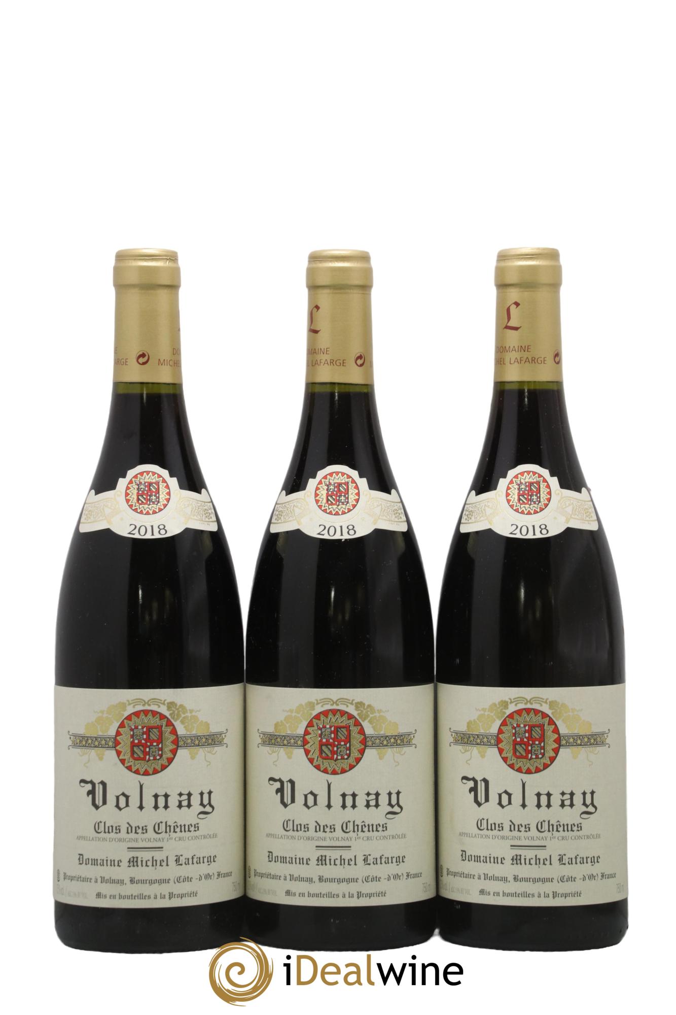 Volnay 1er Cru Clos des Chênes Lafarge (Domaine) 2018 - Posten von 3 Flaschen - 0