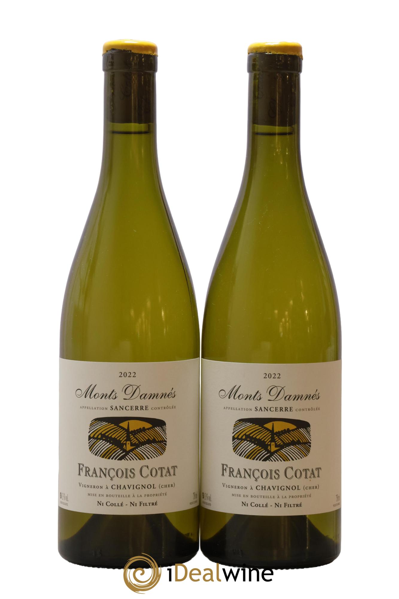 Sancerre Les Monts Damnés François Cotat 2022 - Lot of 2 bottles - 0