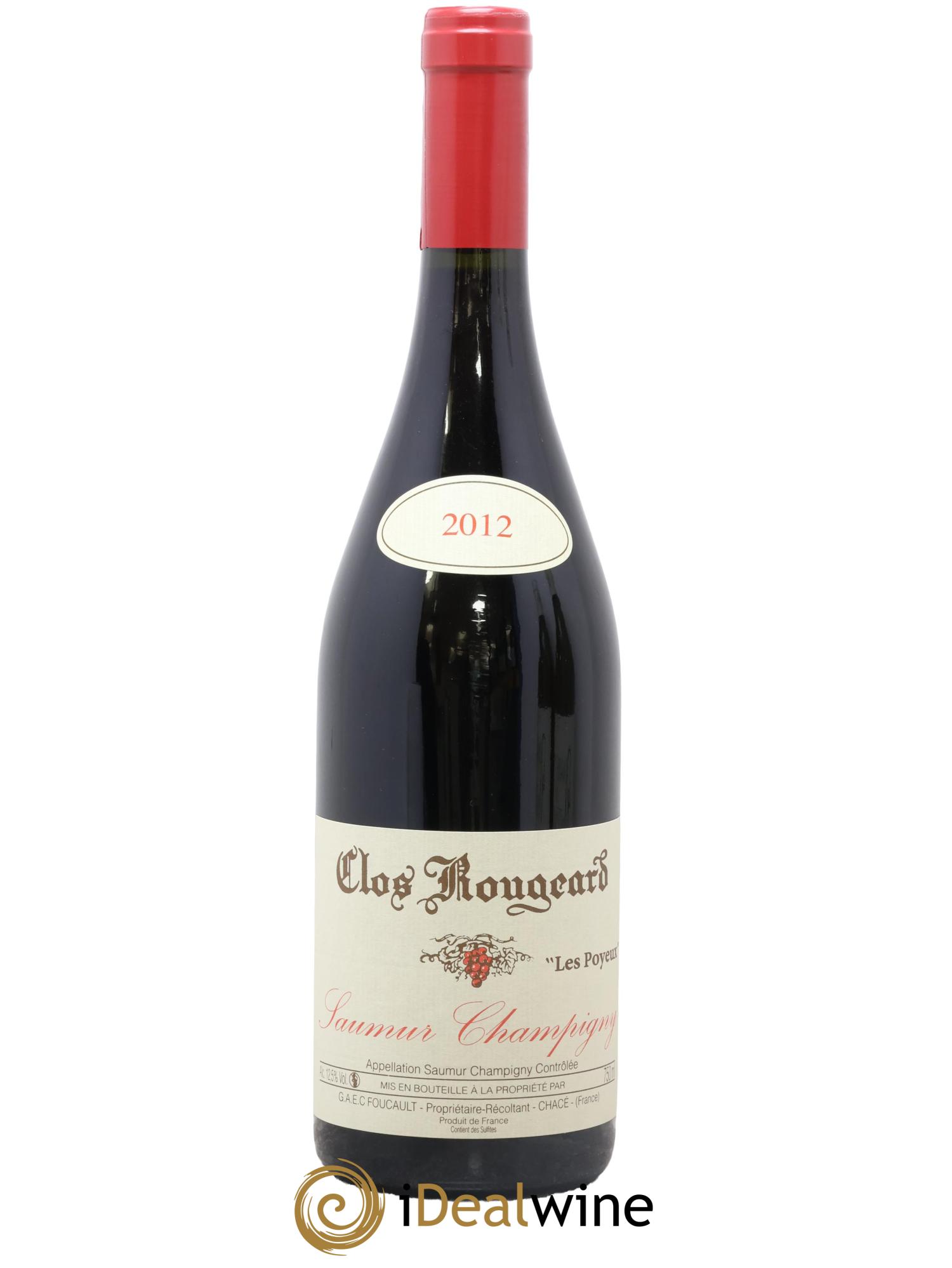 Saumur-Champigny Les Poyeux Clos Rougeard 2012 - Lot de 1 bouteille - 0