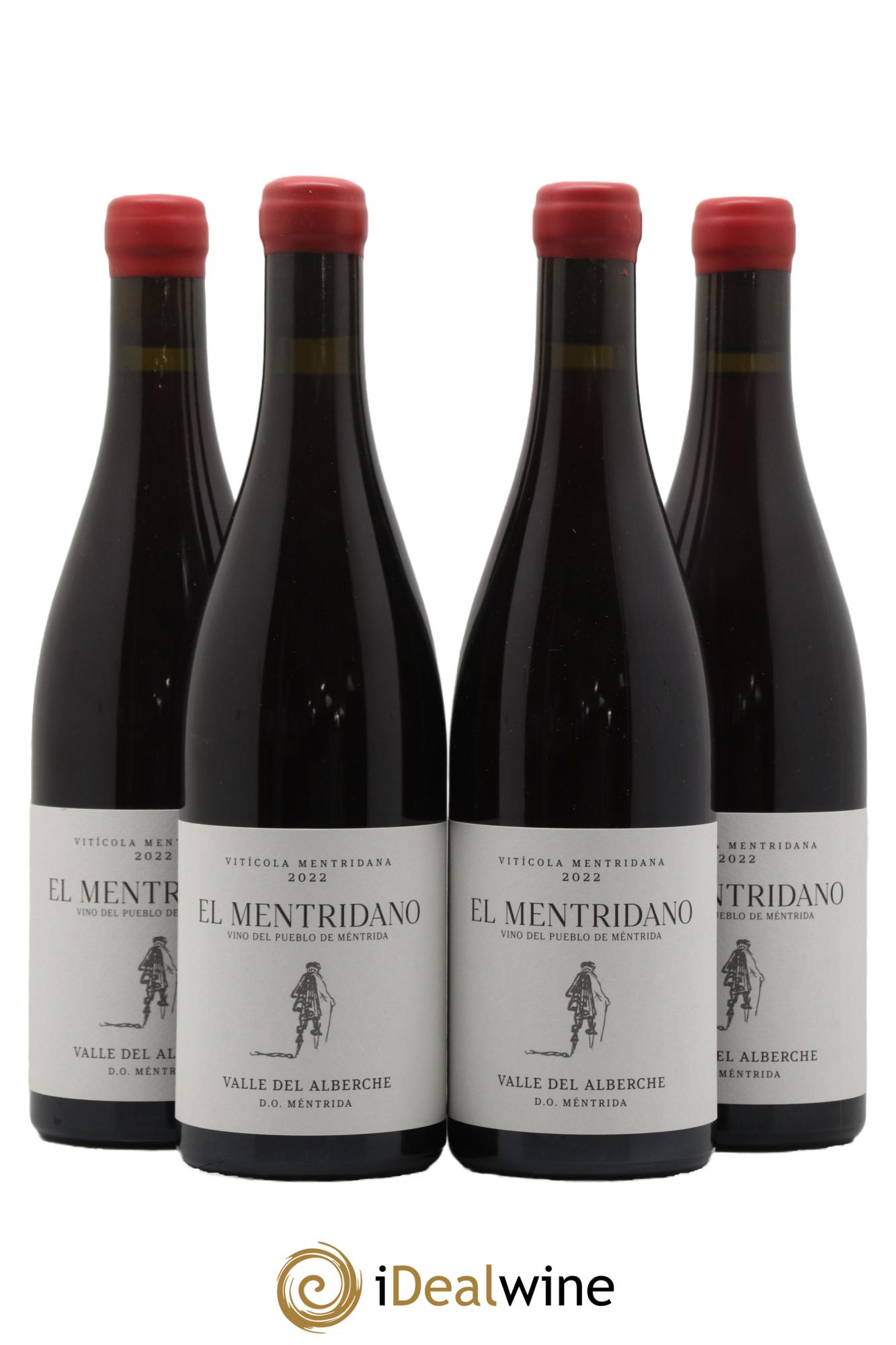 Mentridà DO Viticola Mentridana (anciennement Daniel Jimenez-Landi) El Mentridano 2022 - Lot of 4 bottles - 0