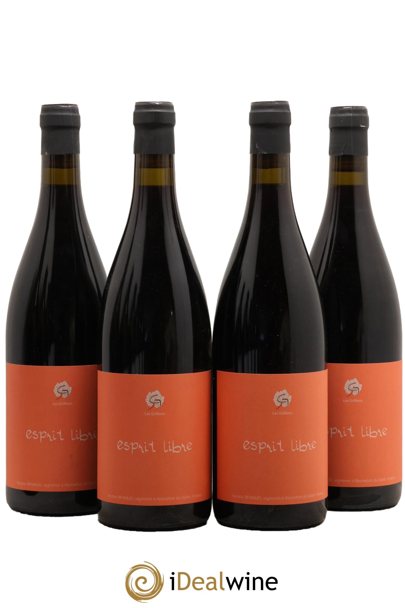 Vin de France Esprit Libre Clos des Grillons 2024 - Lot of 4 bottles - 0