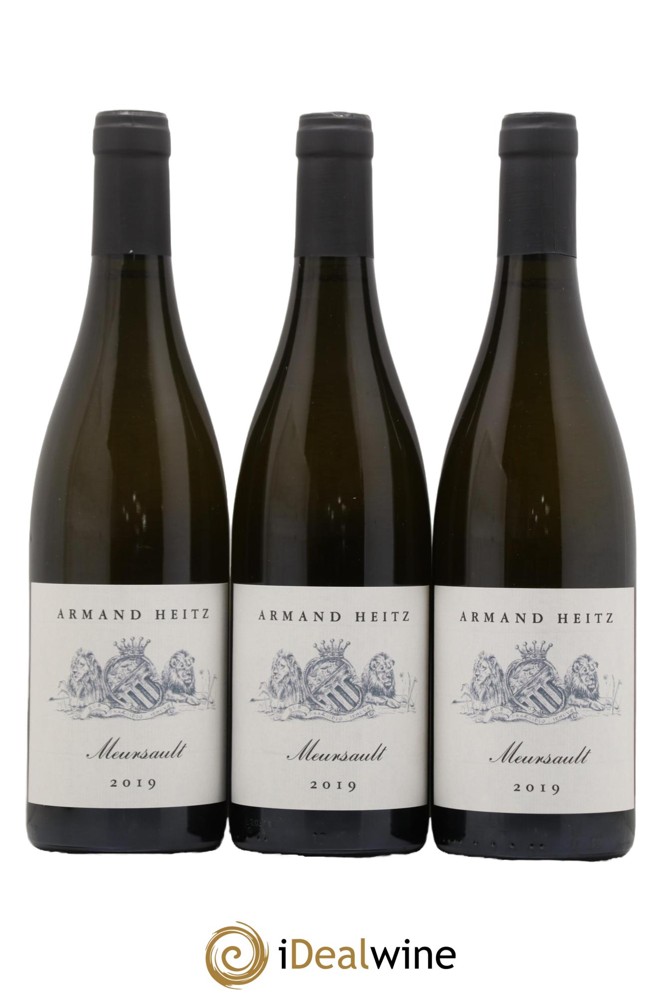 Meursault Domaine Armand Heitz 2019 - Lot de 3 bouteilles - 0
