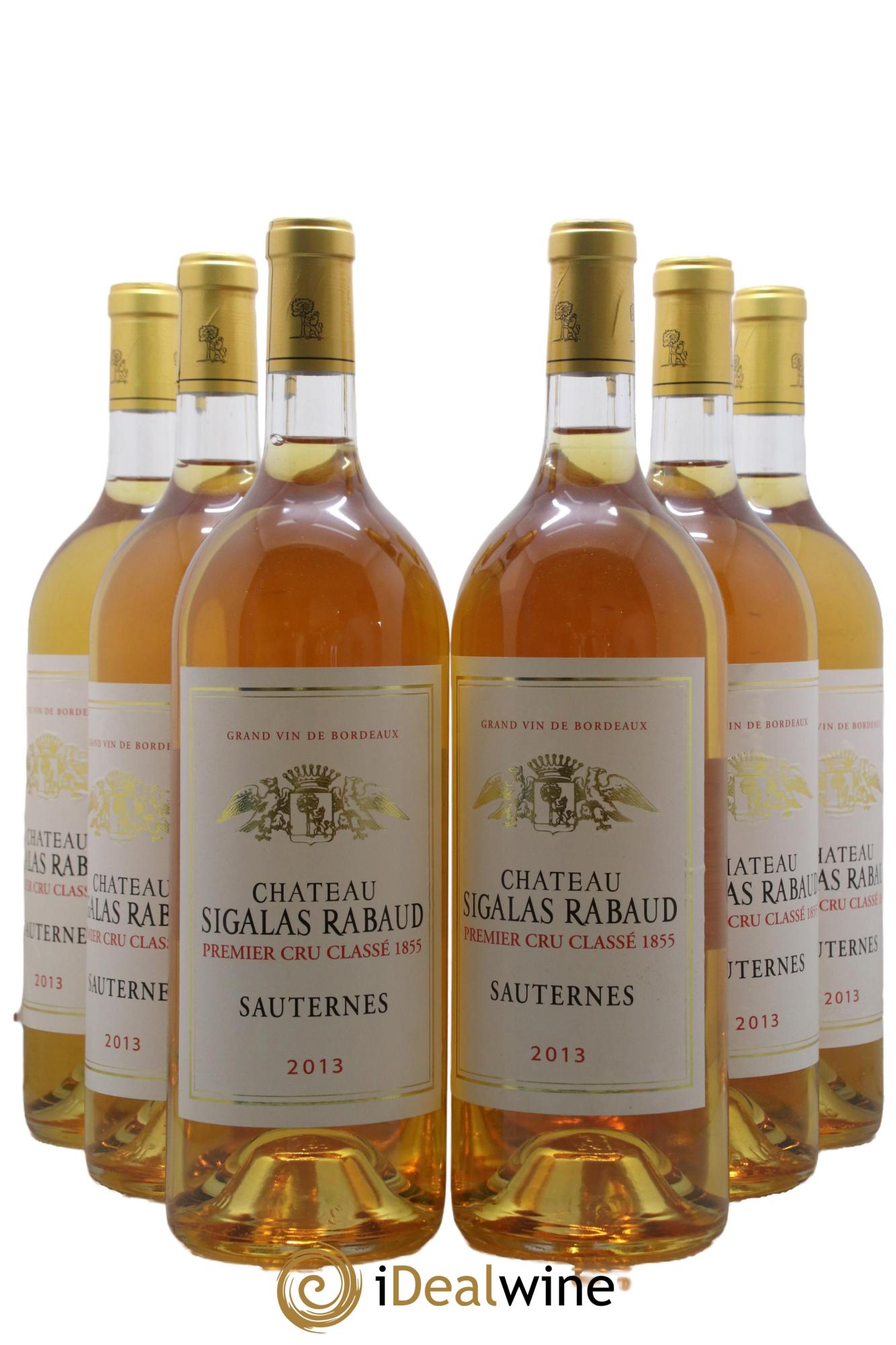 Château Sigalas Rabaud 1er Grand Cru Classé 2013 - Posten von 6 Magnum - 0