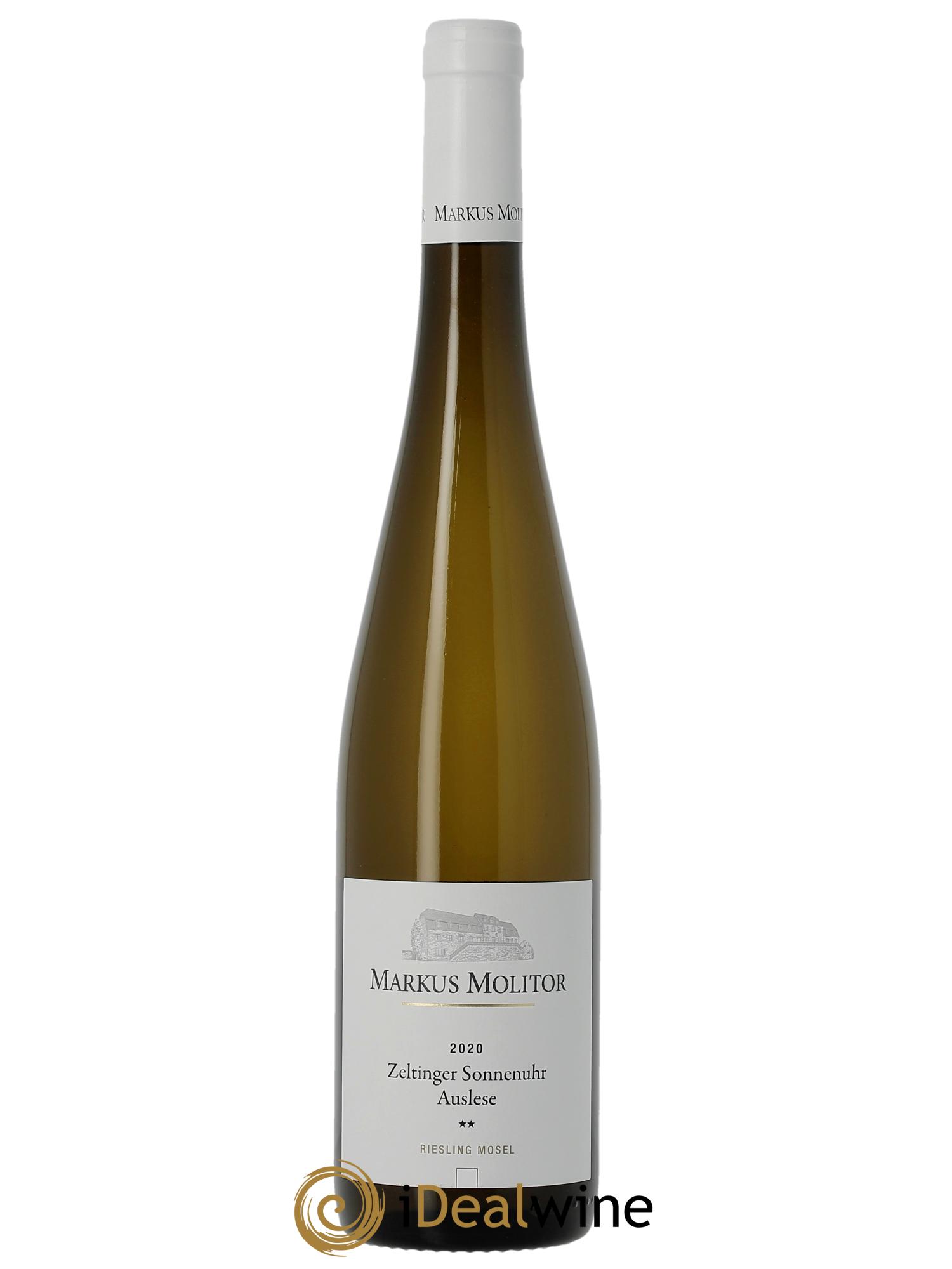 Riesling Markus Molitor Zeltinger Sonnenuhr Auslese White Capsule°°  2020 - Lot of 1 bottle - 0