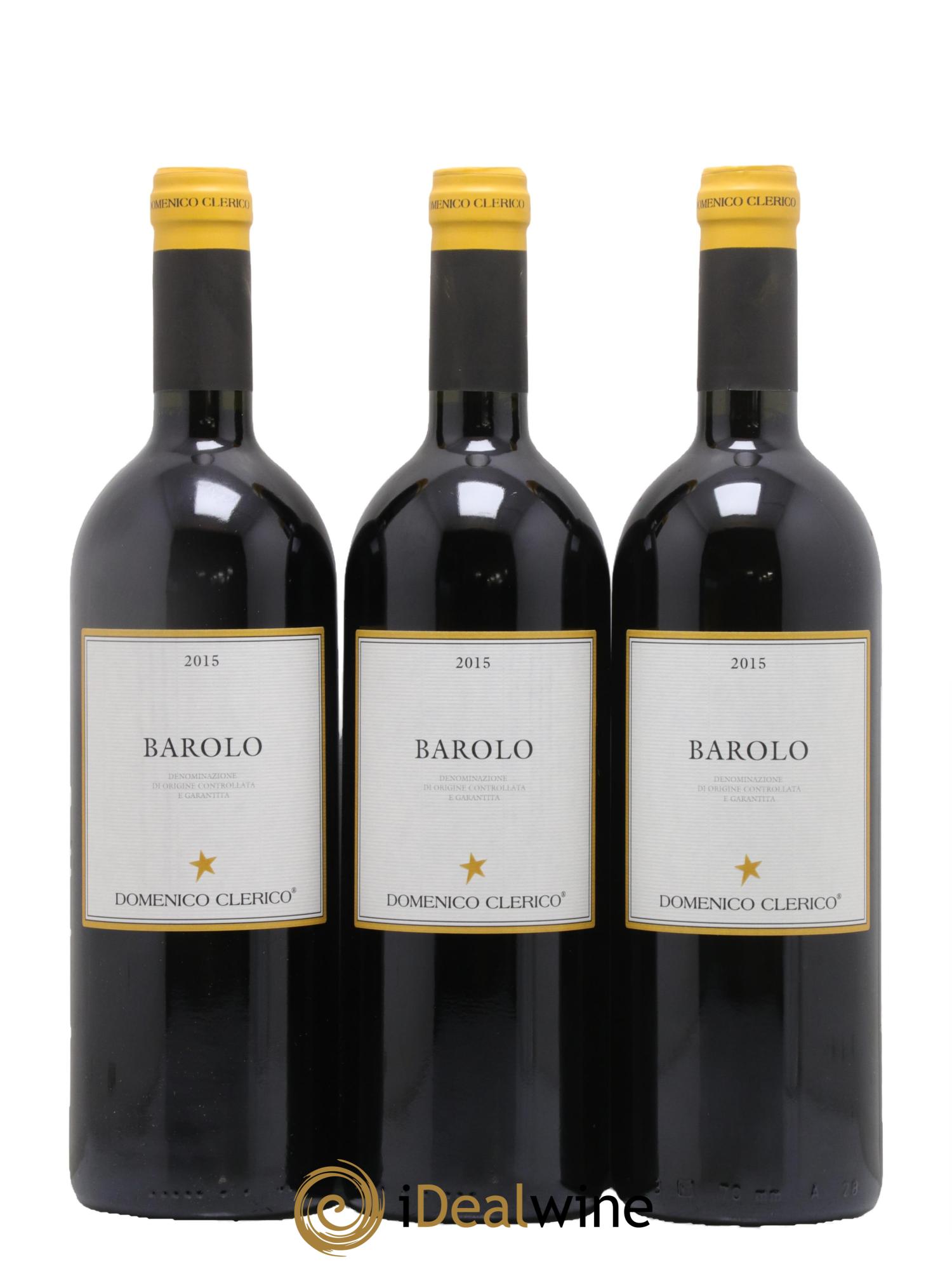 Barolo Domenico Clerico 2015 - Lot de 3 bouteilles - 0