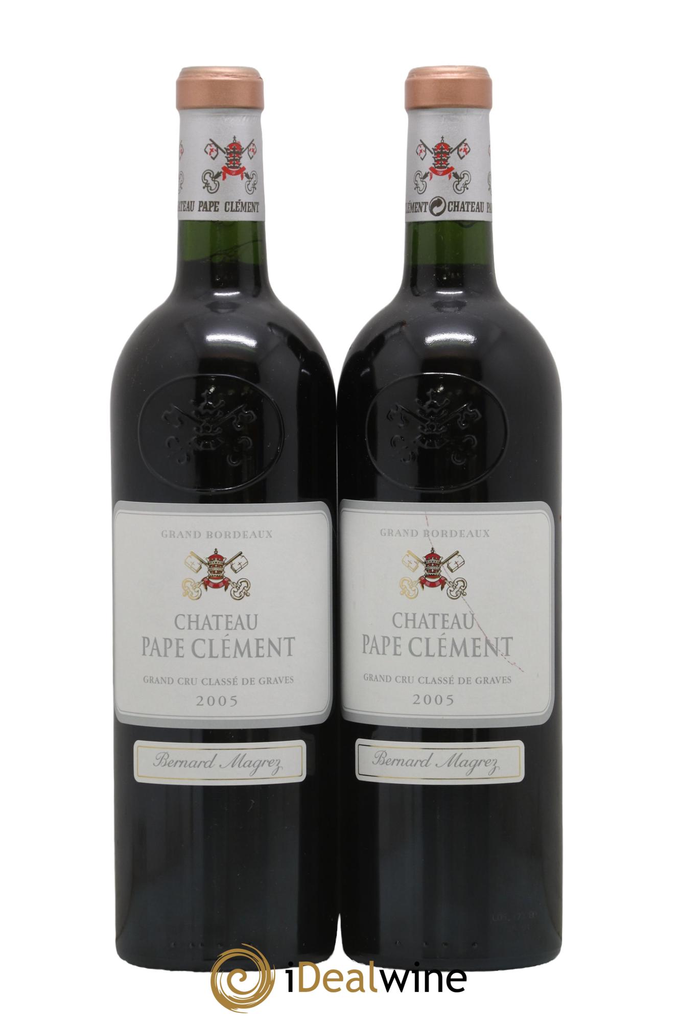 Château Pape Clément Cru Classé de Graves 2005 - Lot of 2 bottles - 0