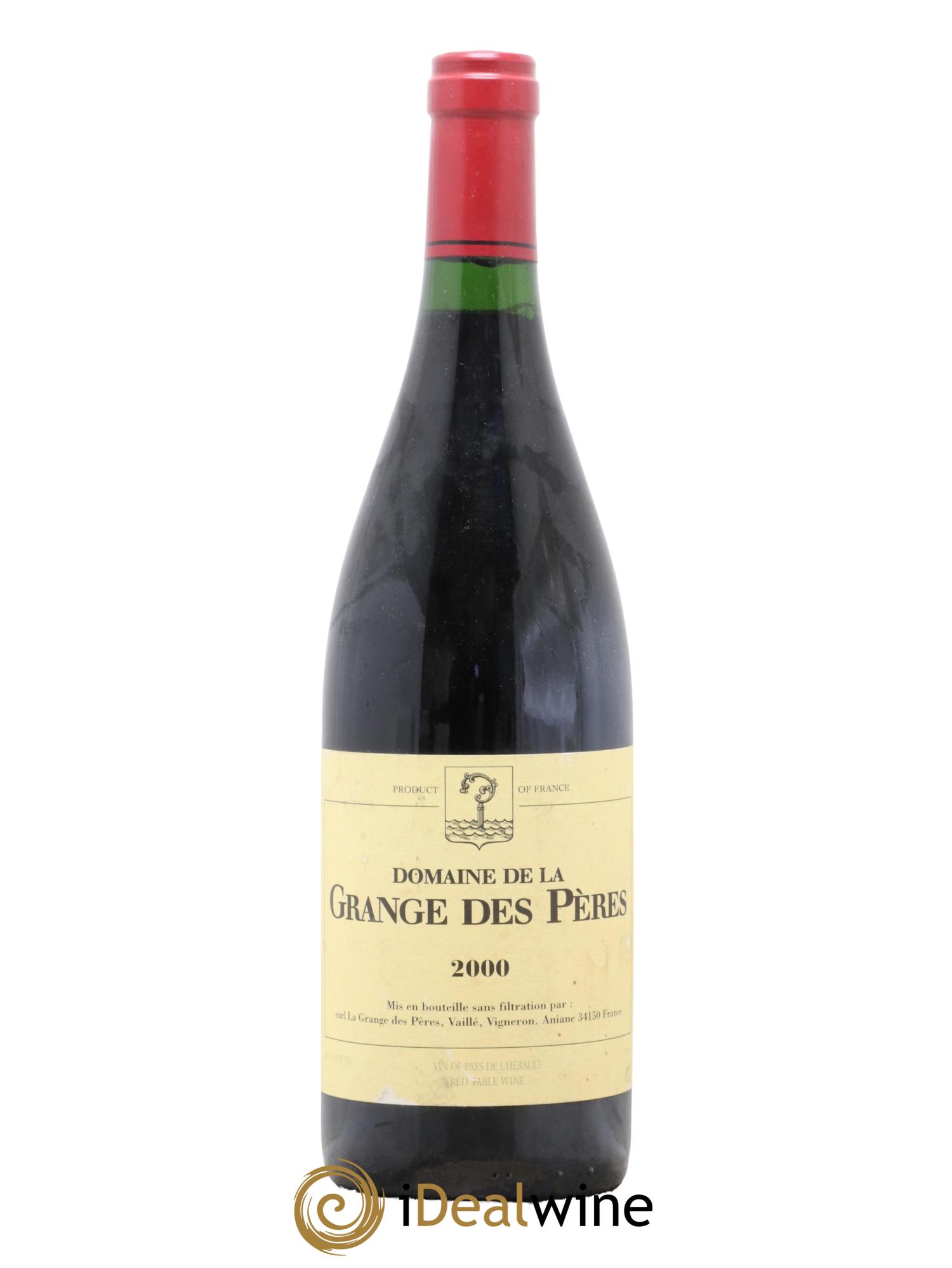 Pays d'Hérault Grange des Pères Laurent Vaillé 2000 - Lot de 1 bouteille - 0