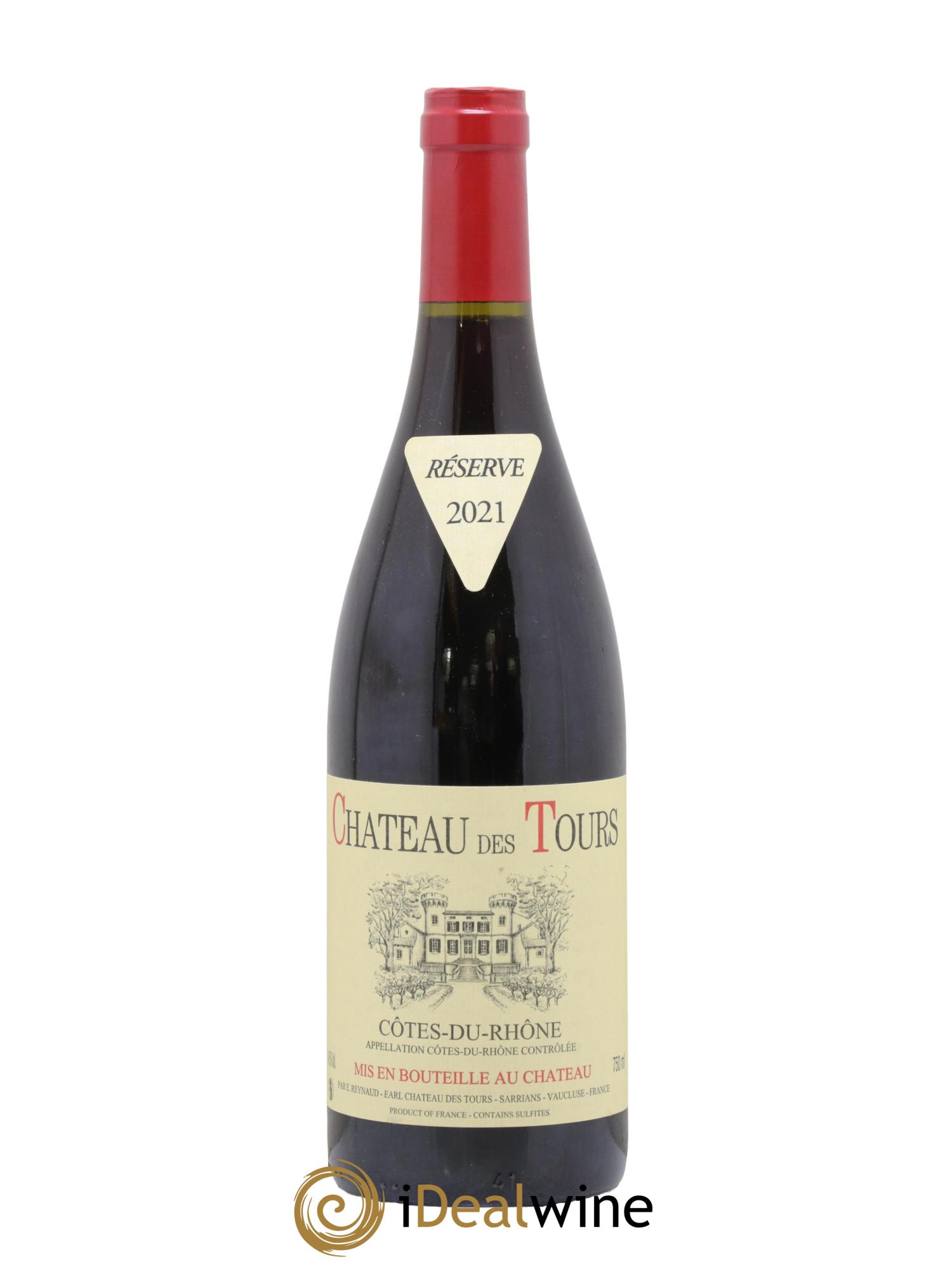 Côtes-du-Rhône Château des Tours Emmanuel Reynaud 2021 - Lot de 1 bouteille - 0