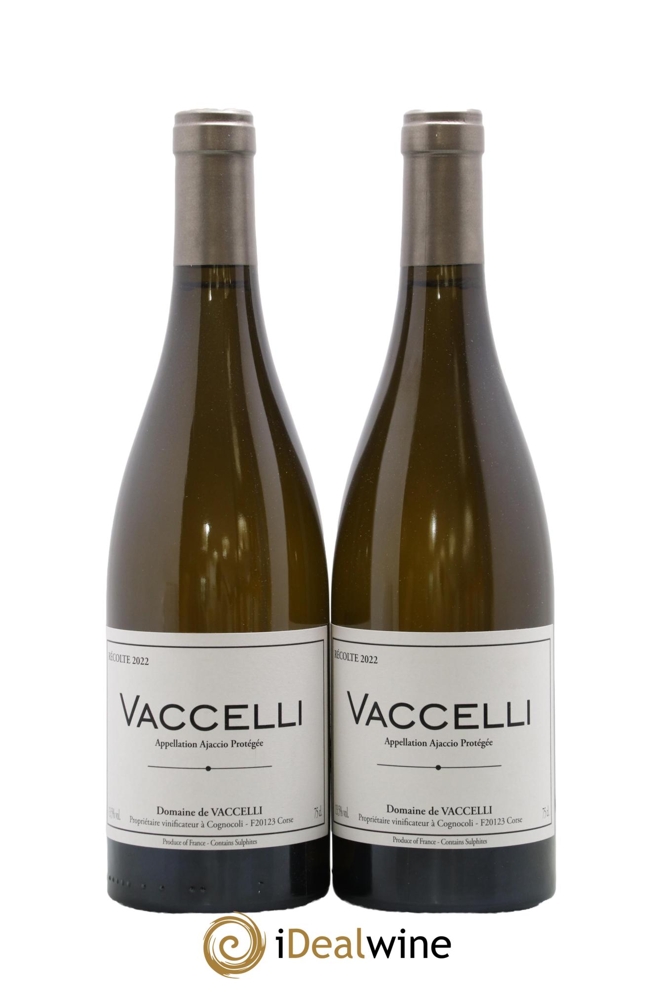 Ajaccio Vaccelli 2022 - Posten von 2 Flaschen - 0