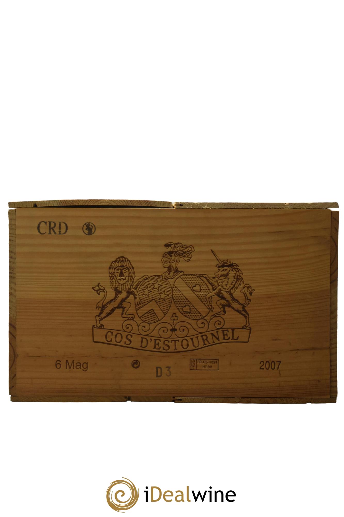 Cos d'Estournel 2ème Grand Cru Classé 2007 - Lot de 6 magnums - 3