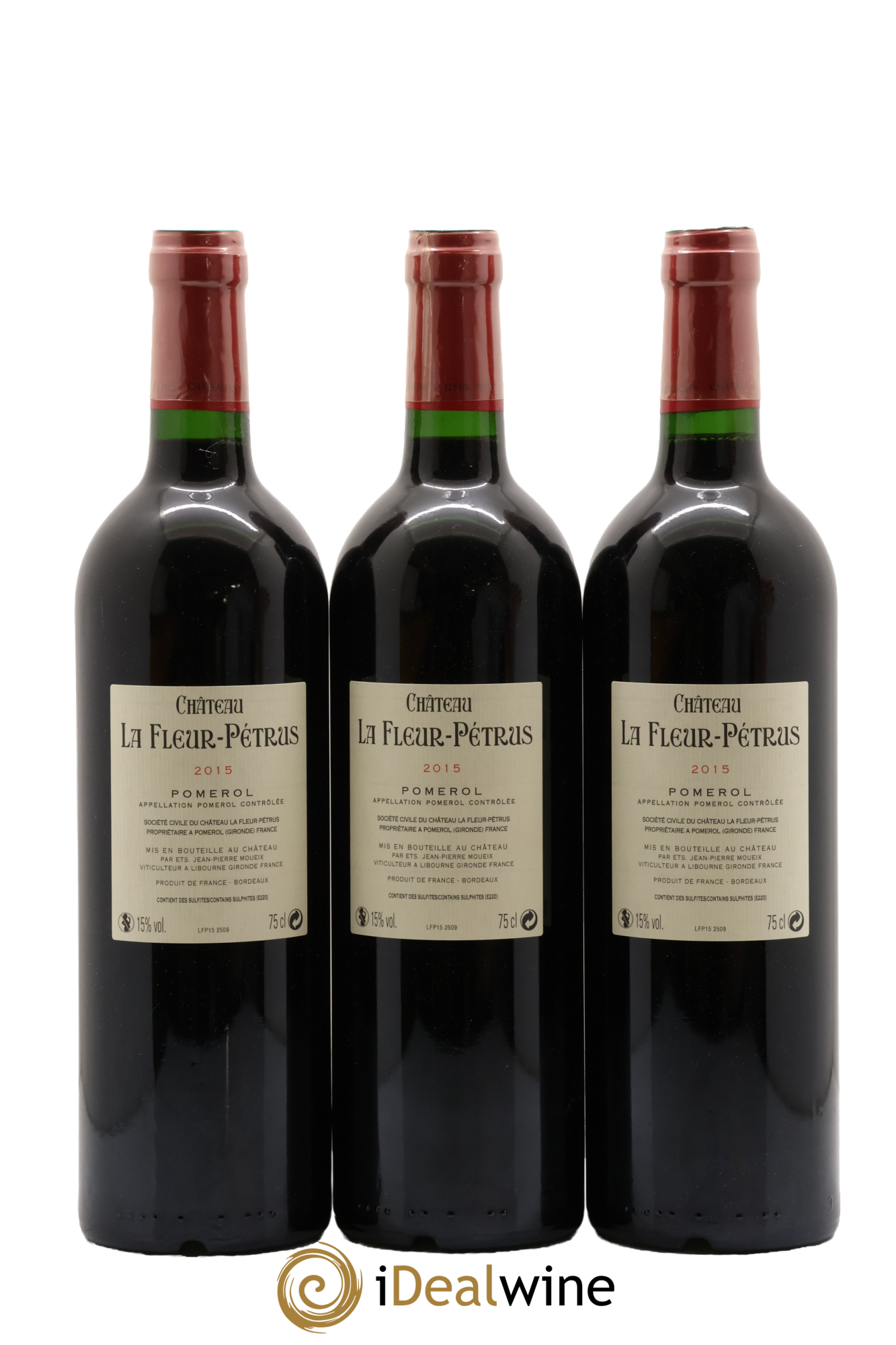 Château la Fleur Petrus 2015 - Posten von 3 Flaschen - 1