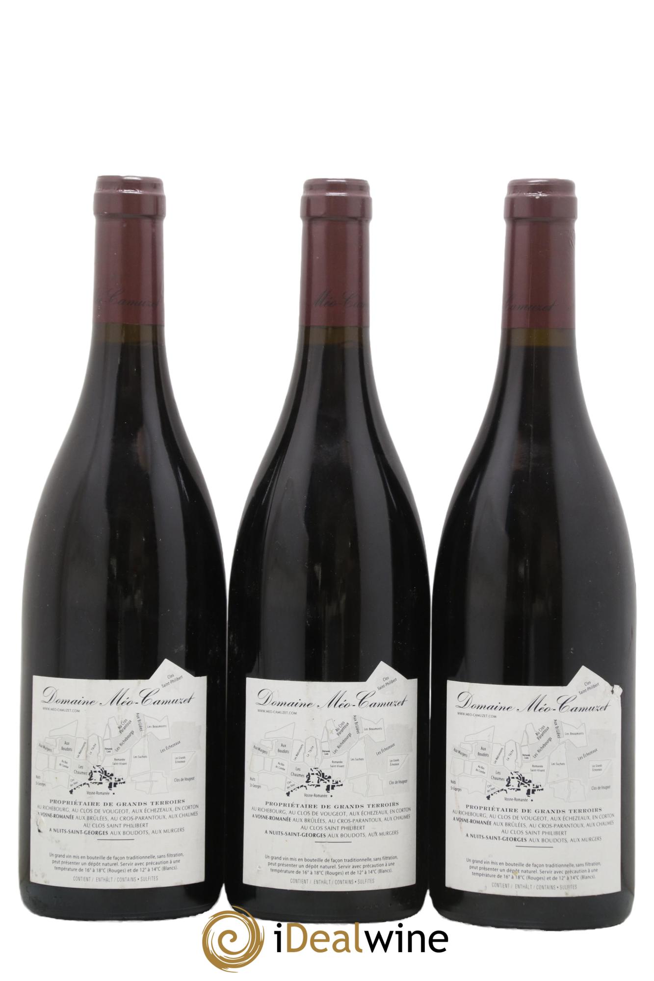 Clos de Vougeot Grand Cru Méo-Camuzet (Domaine) 2012 - Lotto di 3 bottiglie - 1