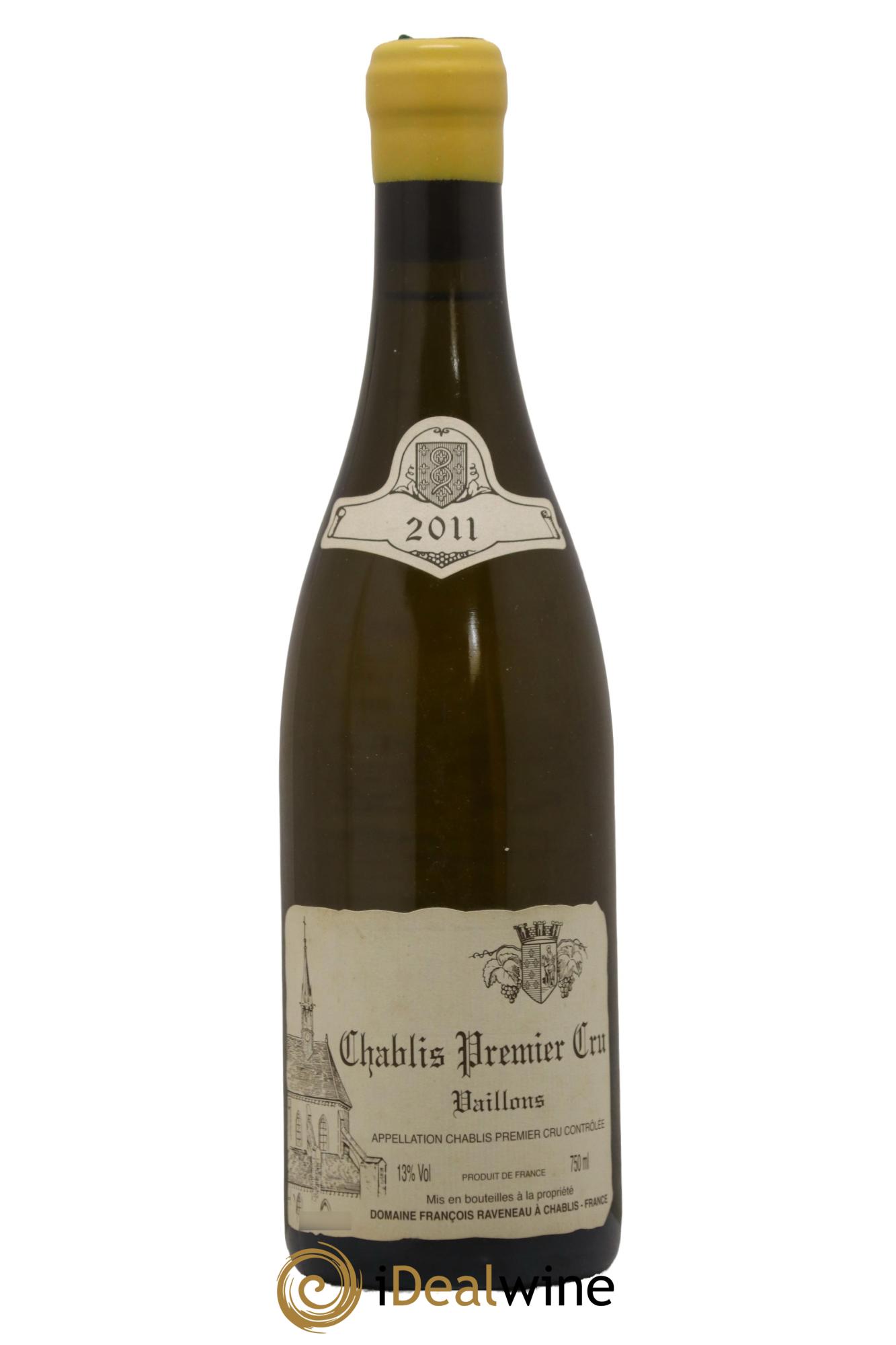 Chablis 1er Cru Vaillons Raveneau (Domaine) 2011 - Lot de 1 bouteille - 0