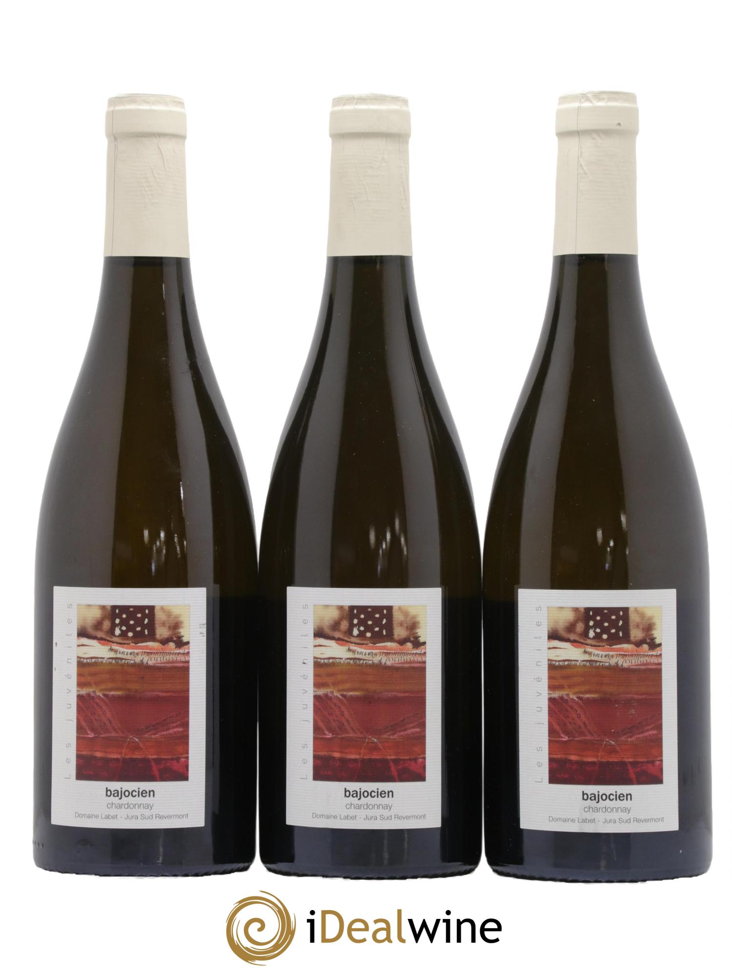 Côtes du Jura Chardonnay Bajocien Romain - Julien - Charline Labet 2021 - Lot de 3 bouteilles - 0