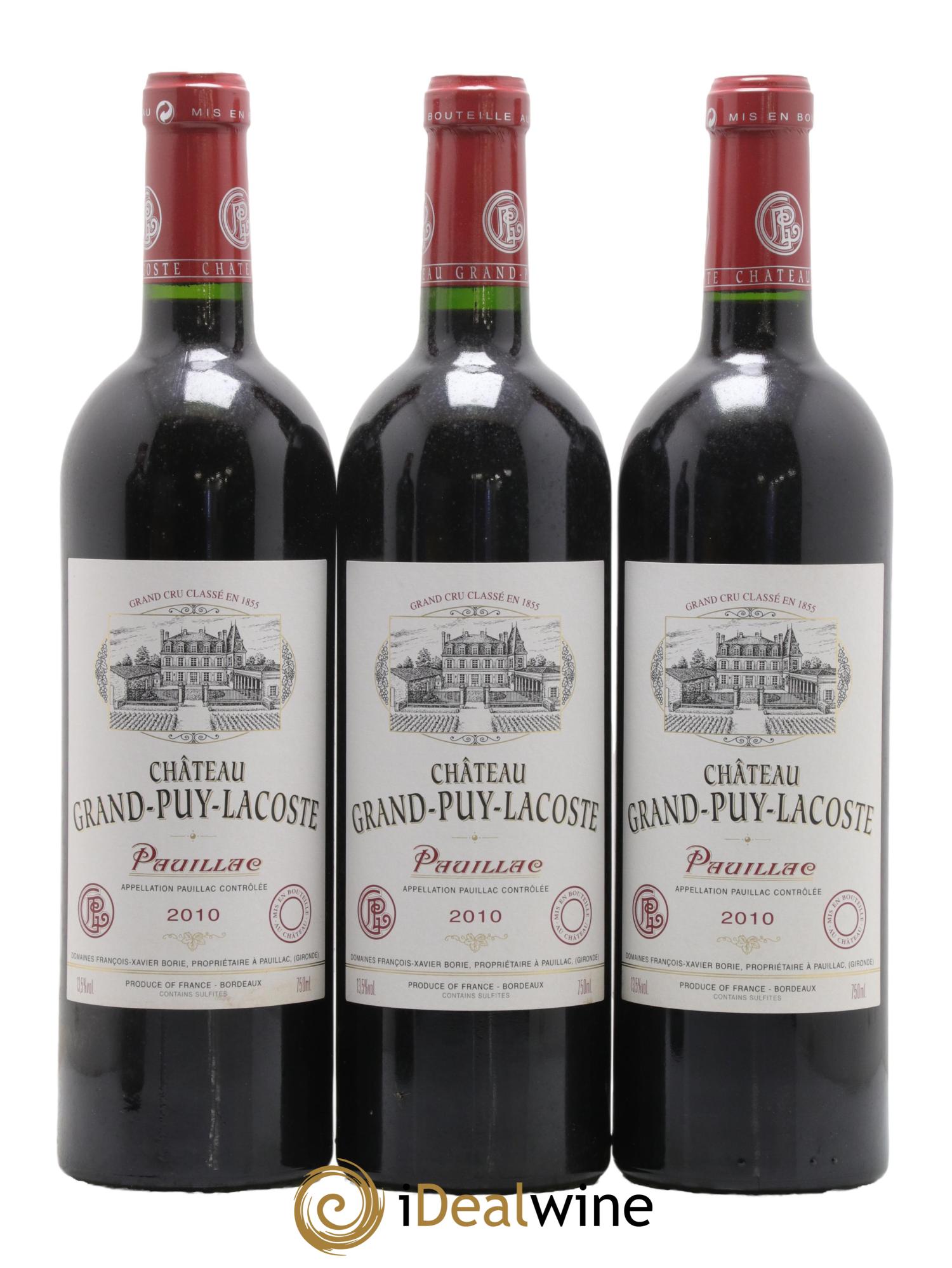 Château Grand Puy Lacoste 5ème Grand Cru Classé 2010 - Lot de 12 bouteilles - 4