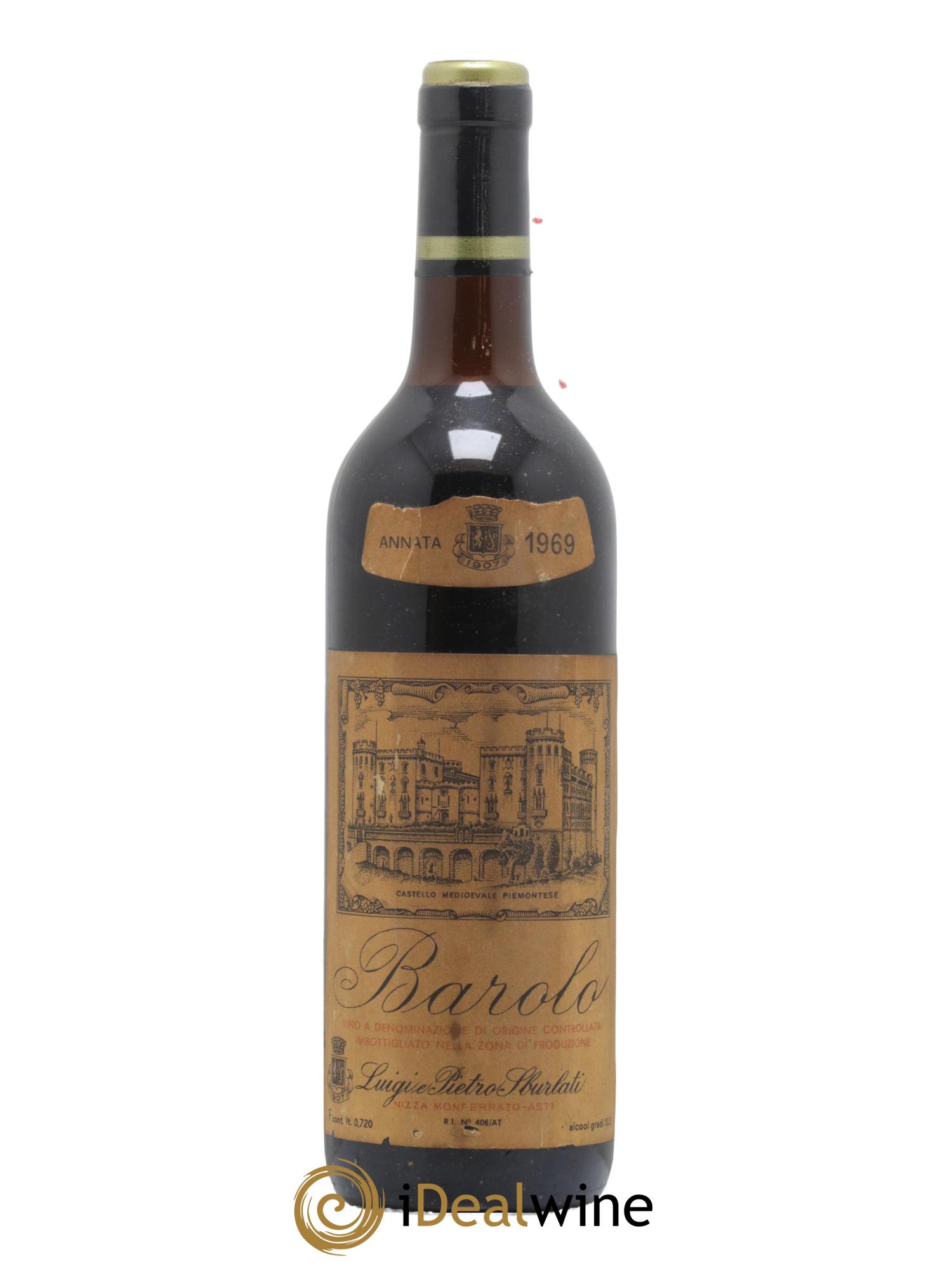 Barolo Luigi e Pietro Sburlati 1969 - Lot de 1 bouteille - 0