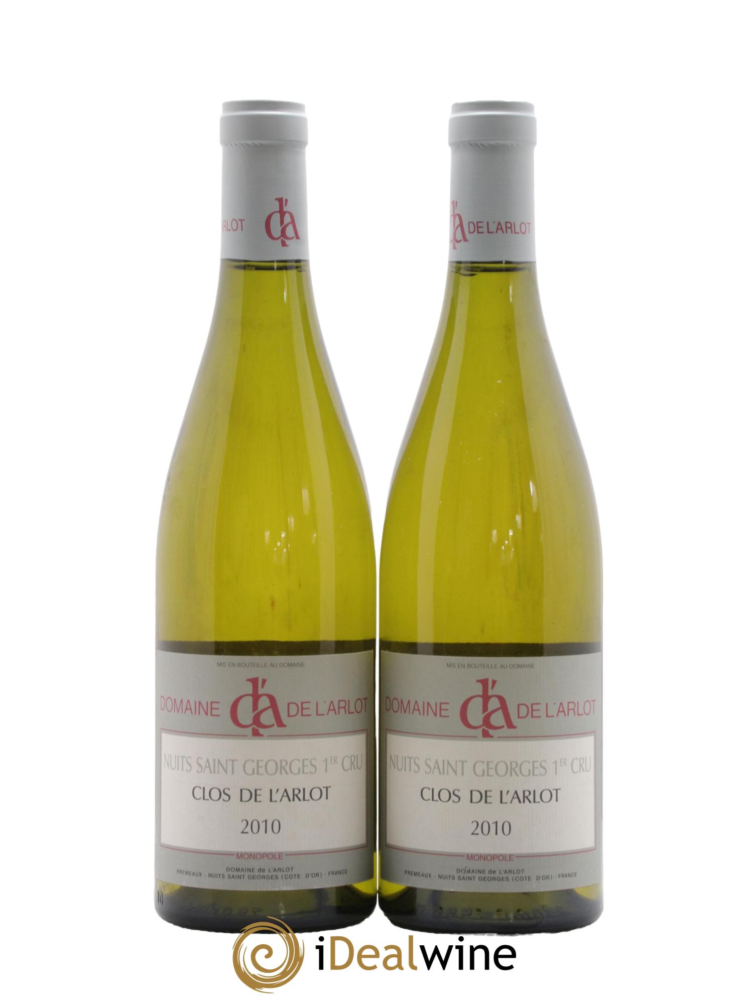 Nuits-Saint-Georges 1er Cru Clos de l'Arlot Domaine de l'Arlot 2010 - Lot of 2 bottles - 0