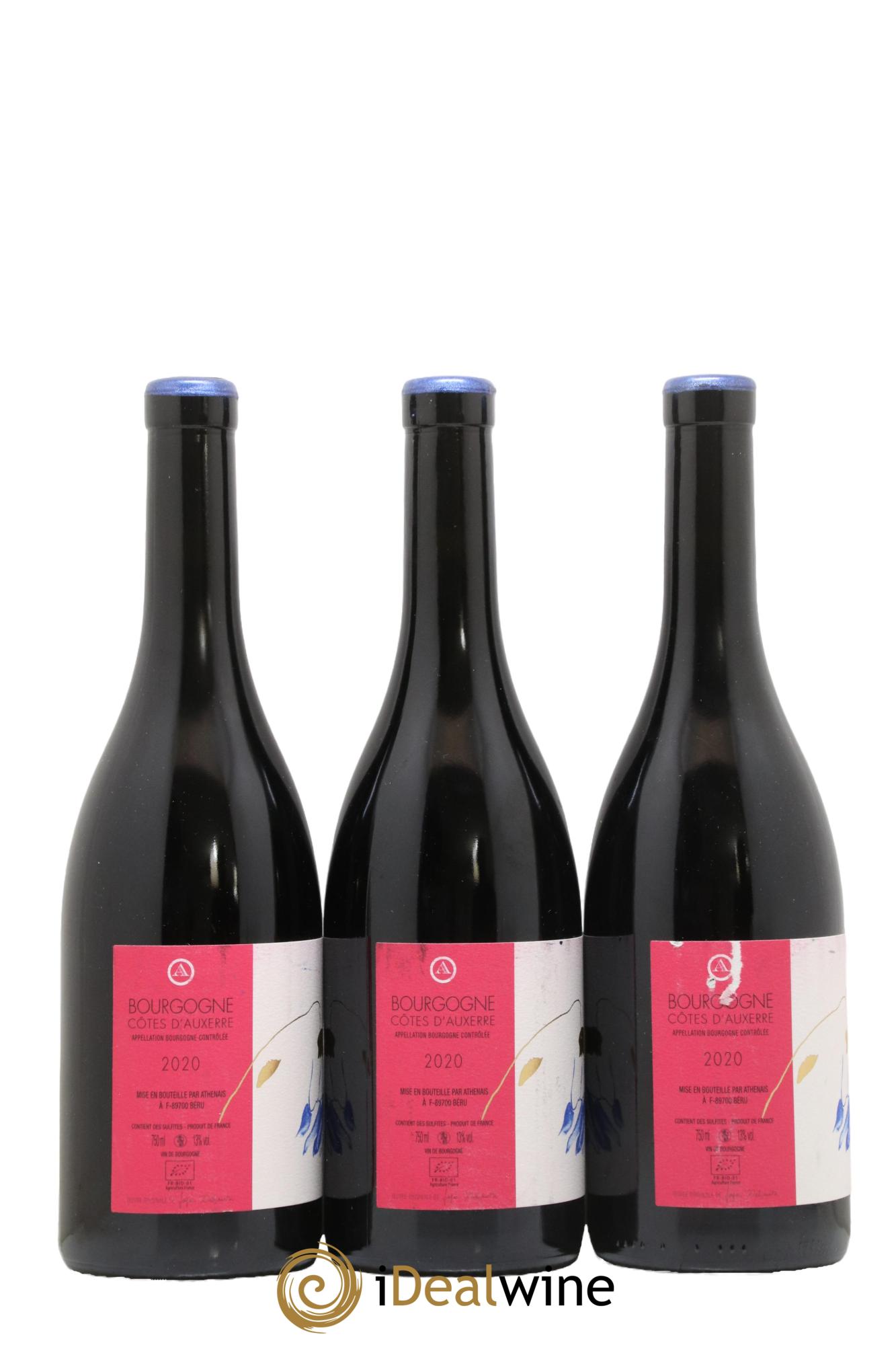 Bourgogne Côtes d'Auxerre Château de Béru 2020 - Lot de 3 bouteilles - 1