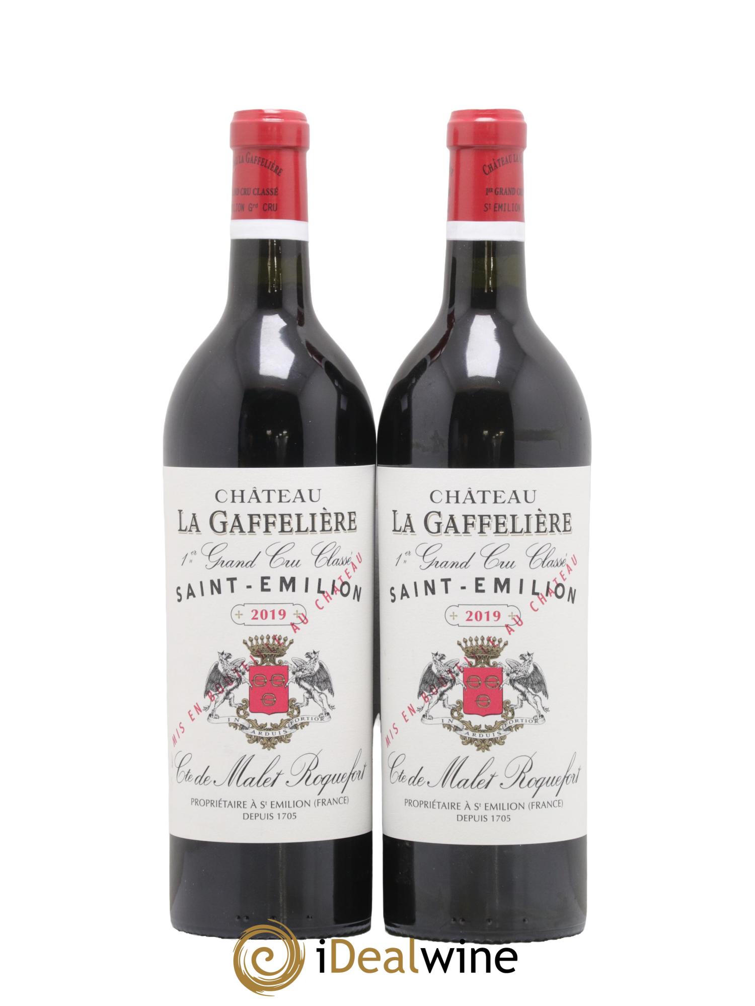 Château la Gaffelière 1er Grand Cru Classé B 2019 - Lotto di 2 bottiglie - 0