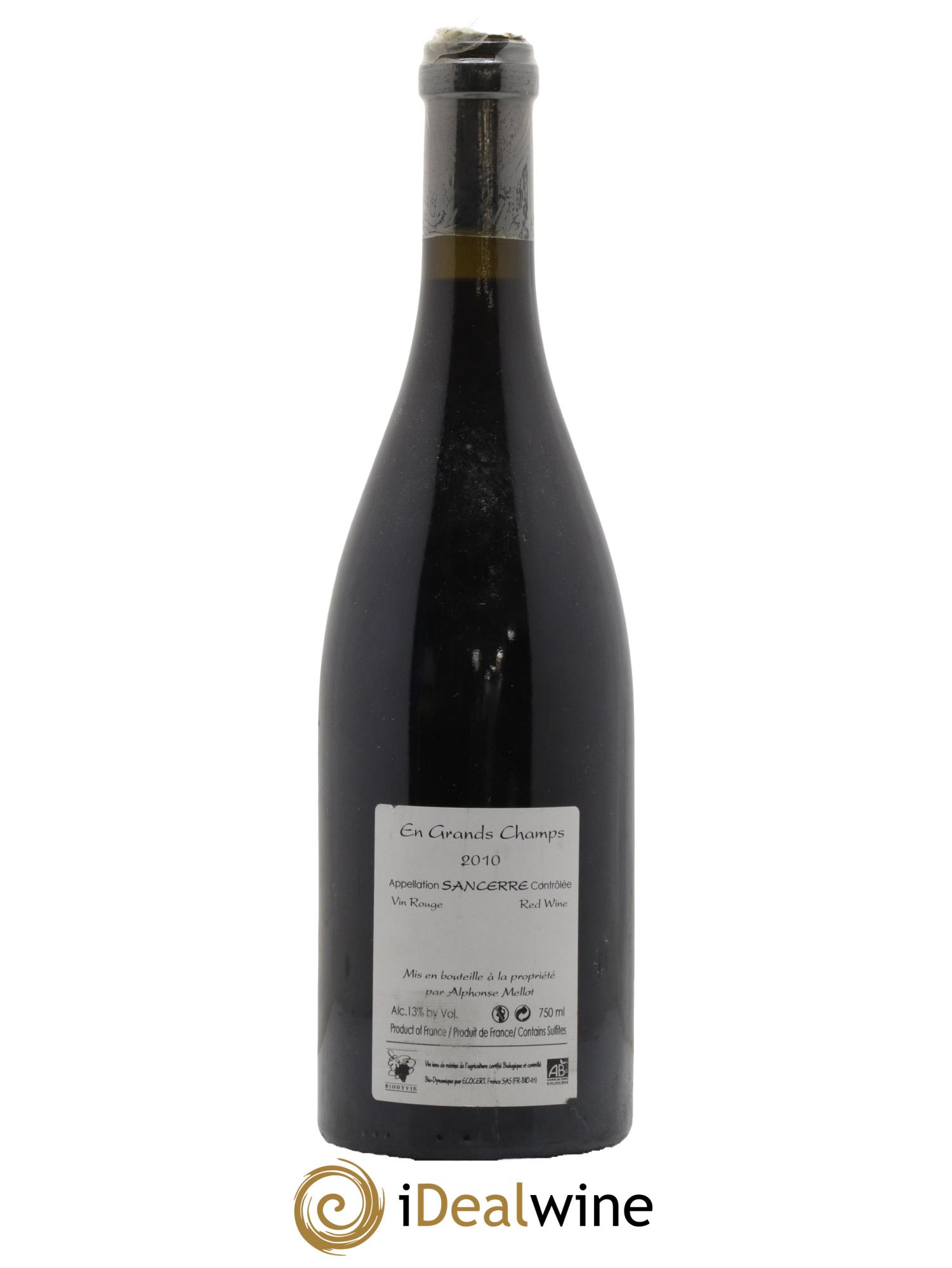 Sancerre En Grands Champs Alphonse Mellot 2010 - Lotto di 1 bottiglia - 1