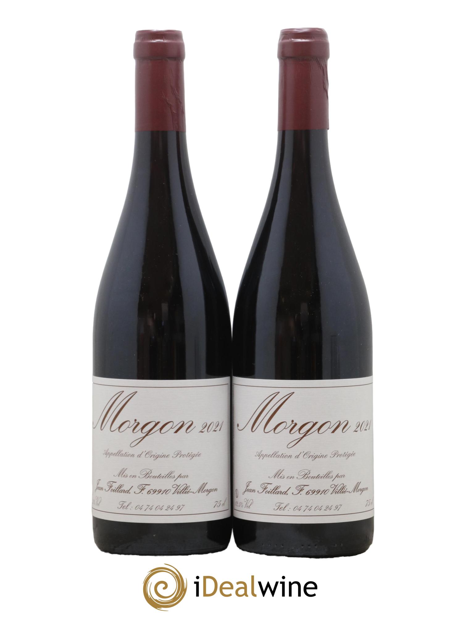 Morgon Jean Foillard 2021 - Lot de 2 bouteilles - 0