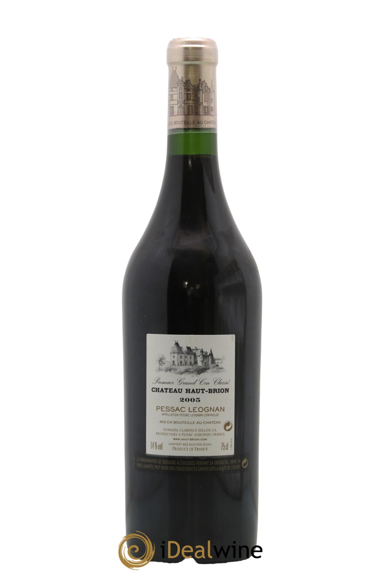 Château Haut Brion 1er Grand Cru Classé 2005 - Lotto di 1 bottiglia - 1