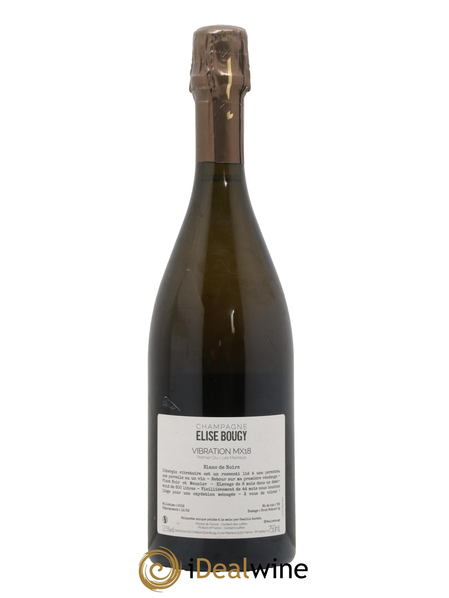 Vibration MX18 Elise Bougy 2018 - Lot de 1 bouteille - 1
