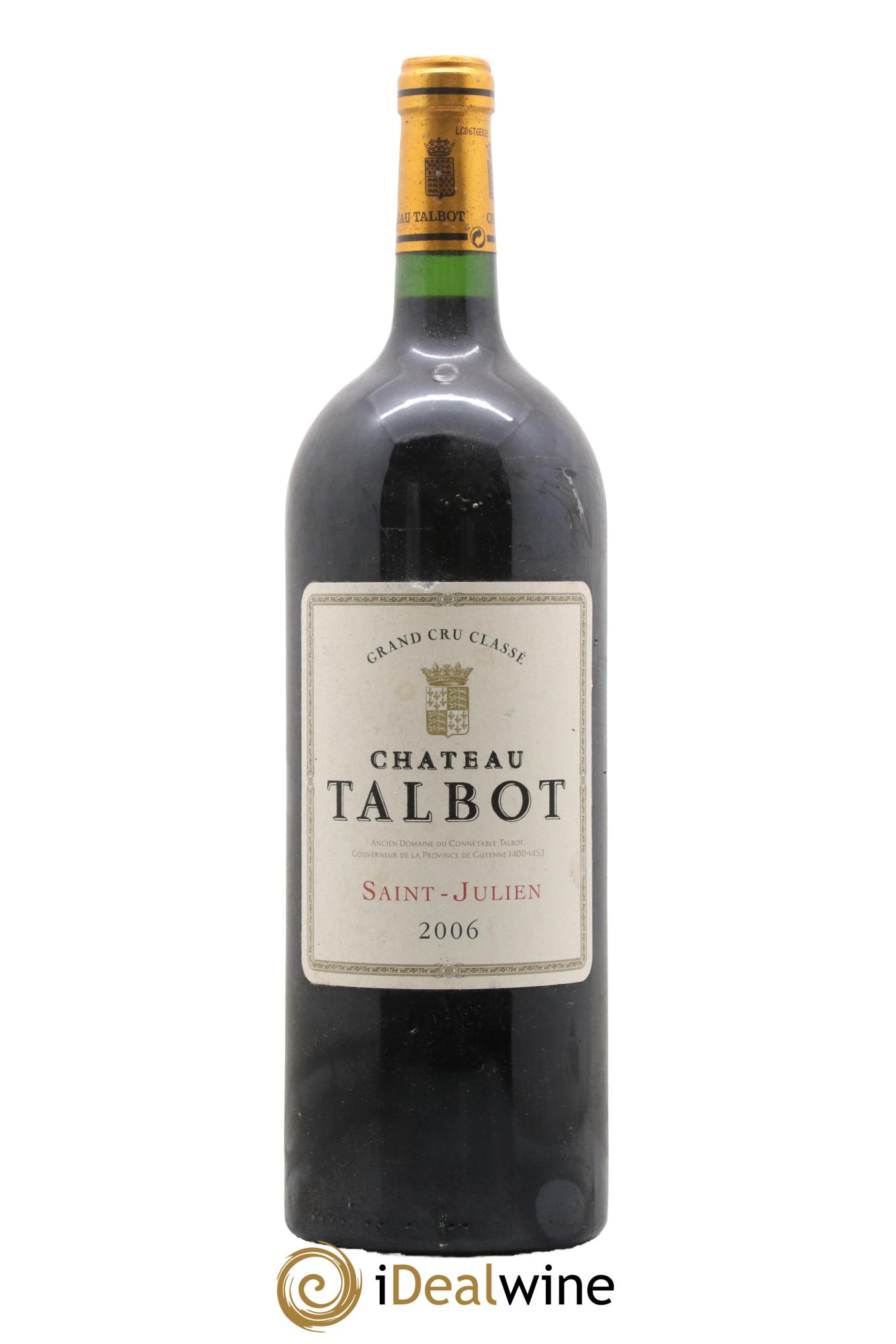 Château Talbot 4ème Grand Cru Classé 2006 - Lot de 1 magnum - 0