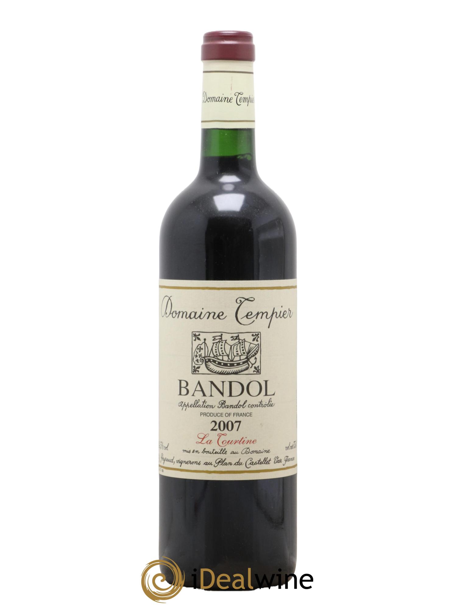 Bandol Domaine Tempier La Tourtine Famille Peyraud 2007 - Lot de 1 bouteille - 0