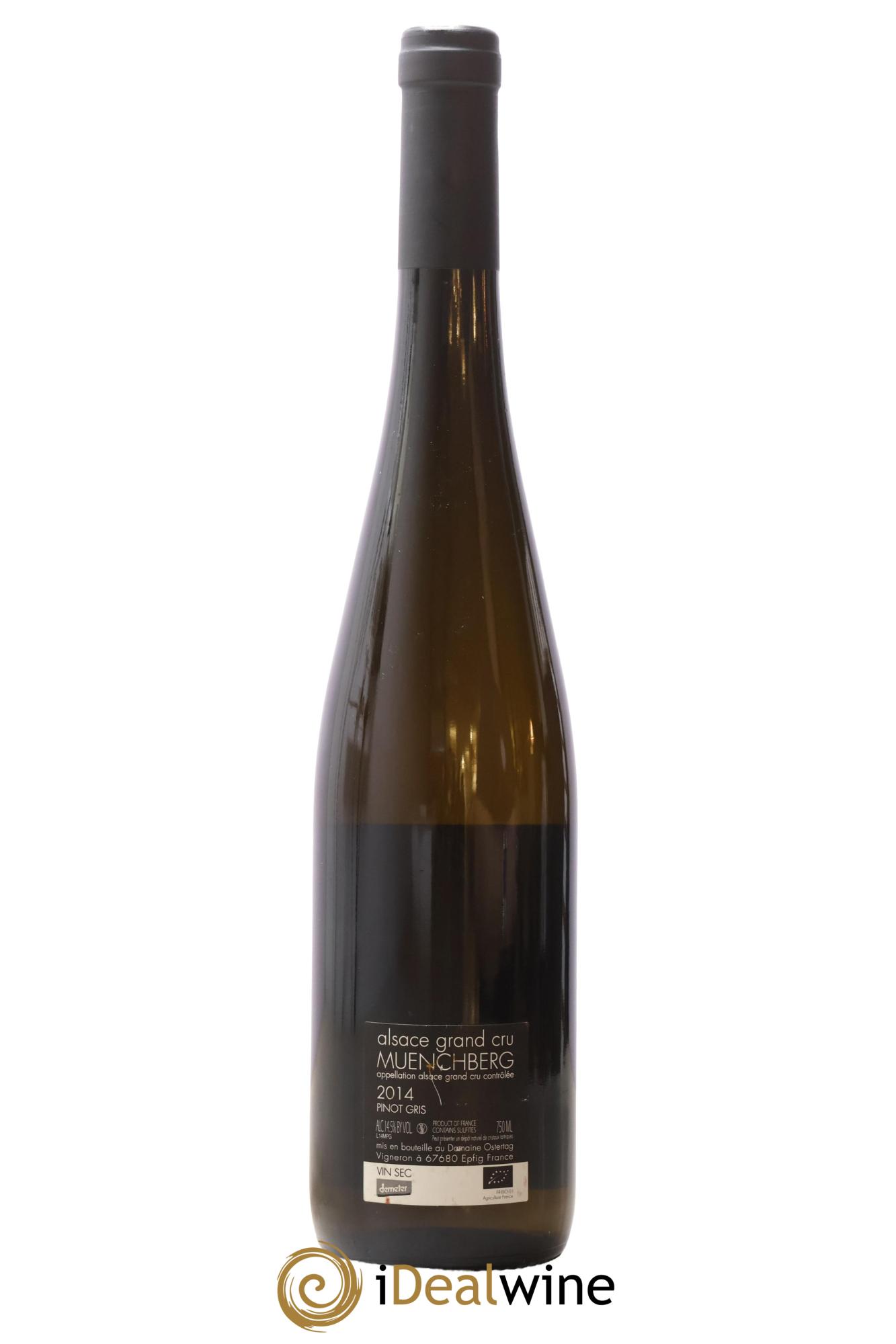 Alsace Pinot Gris Grand Cru Muenchberg A360P Ostertag (Domaine) 2014 - Lot de 1 bouteille - 1