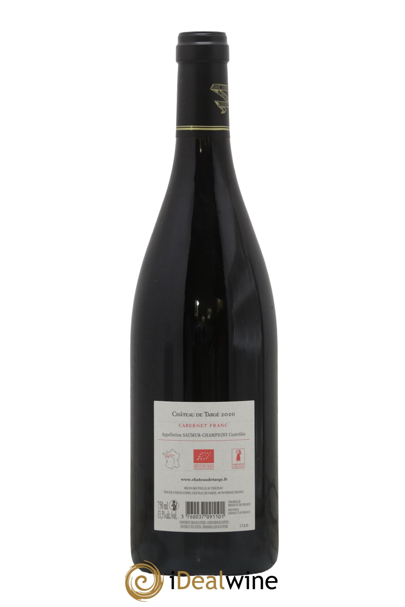 Saumur-Champigny Château De Targé 2020 - Lot of 1 bottle - 1