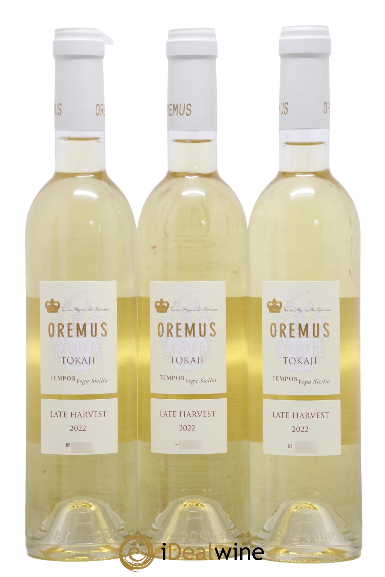 Tokaji Late Harvest Oremus 2022 - Posten von 3 Format 50cls - 0