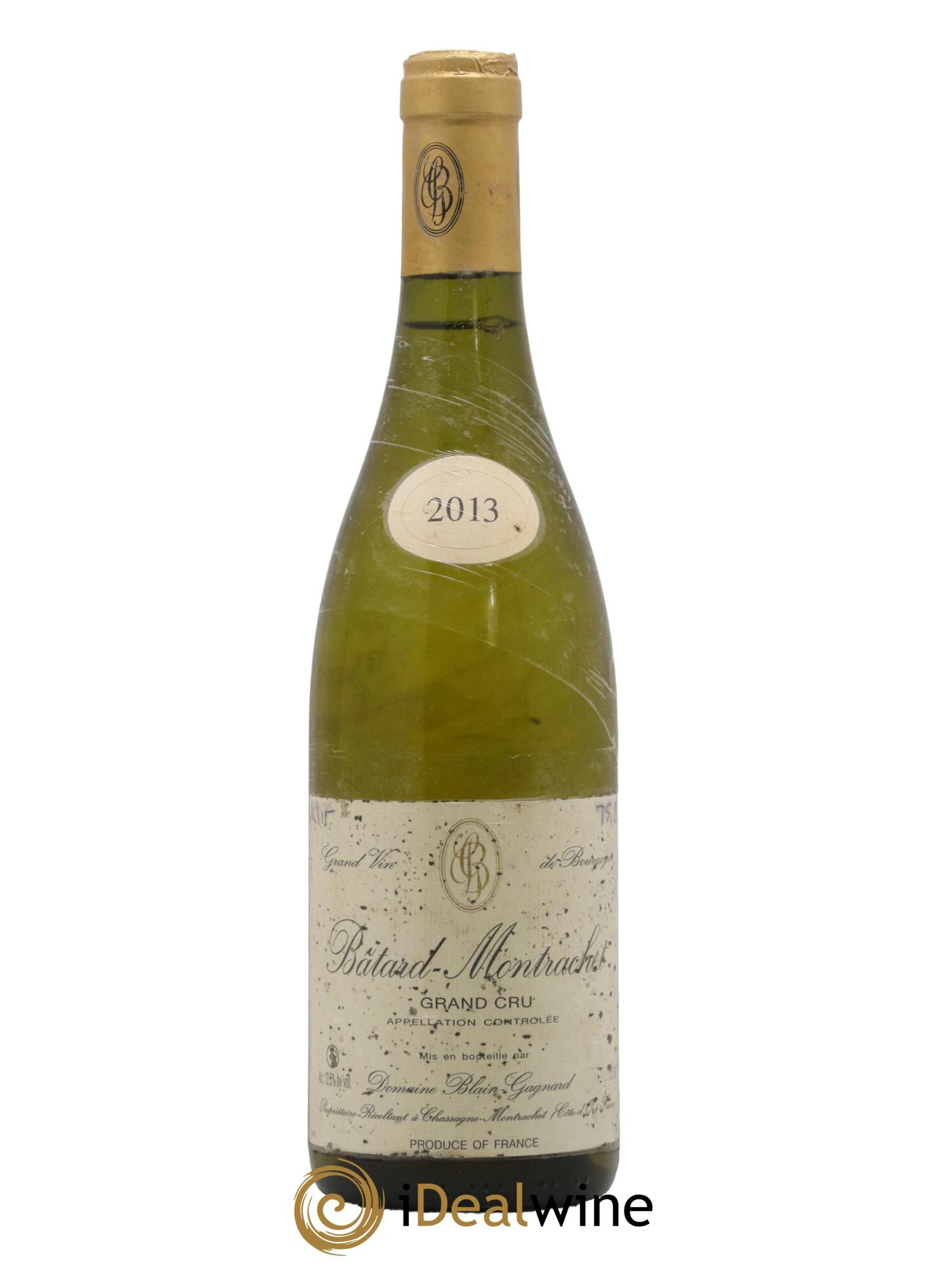 Bâtard-Montrachet Grand Cru Blain-Gagnard (Domaine) 2013 - Lot de 1 bouteille - 0
