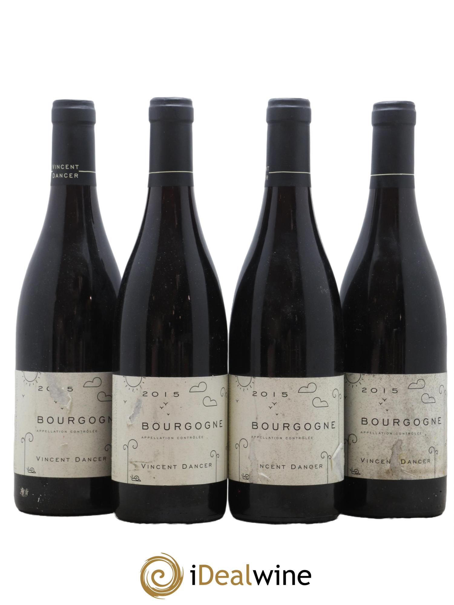 Bourgogne Vincent Dancer 2015 - Lot de 4 bouteilles - 0