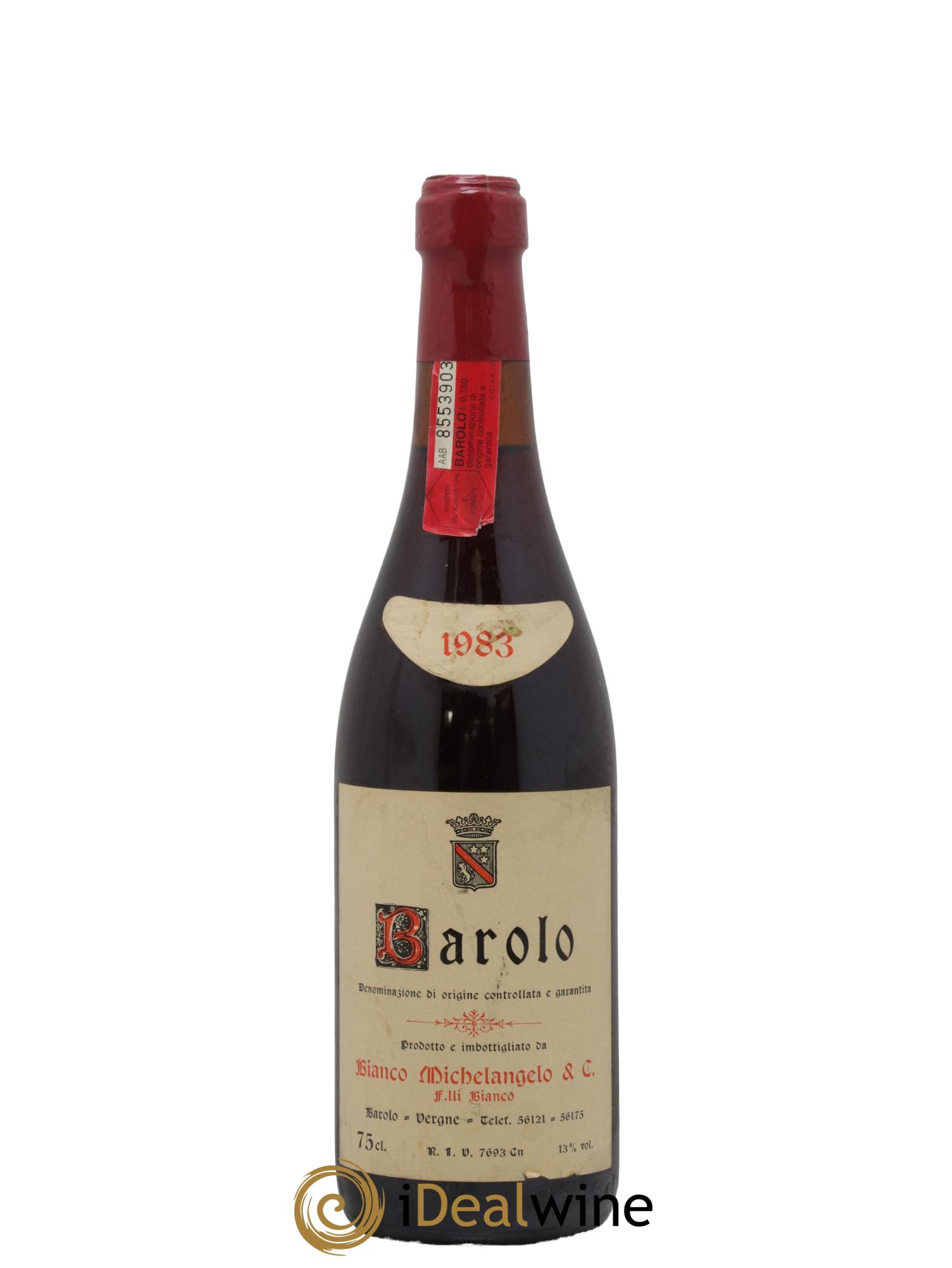 Barolo Biancho Michelangelo 1983 - Lot de 1 bouteille - 0