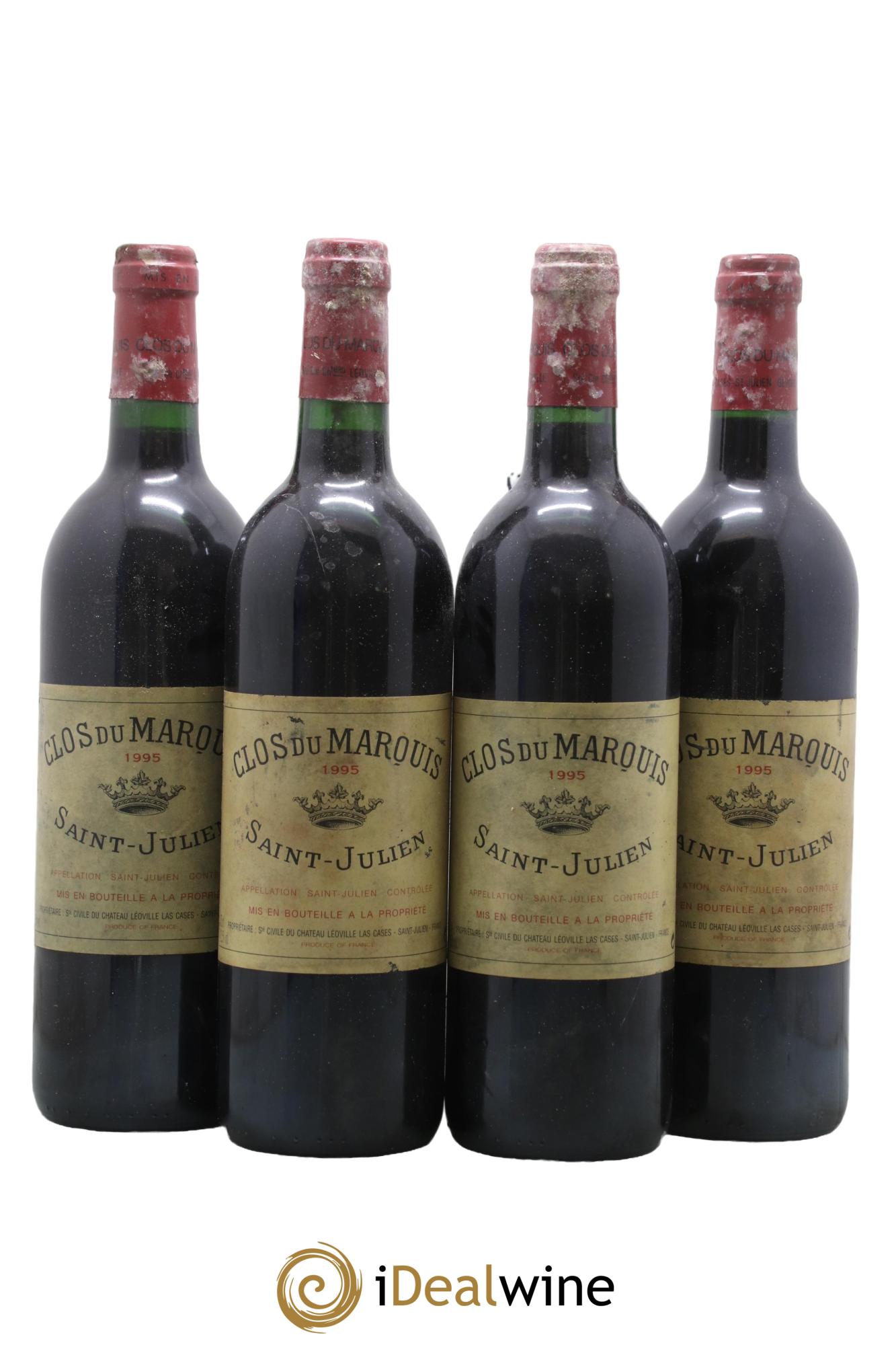 Clos du Marquis 1995 - Lot de 4 bouteilles - 0