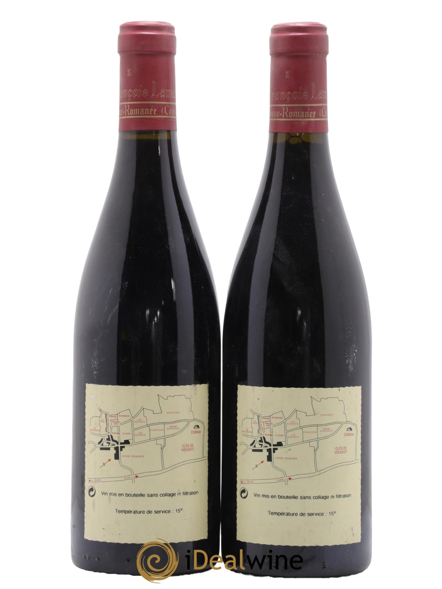 Clos de Vougeot Grand Cru Lamarche (Domaine) 2003 - Lot de 2 bouteilles - 1
