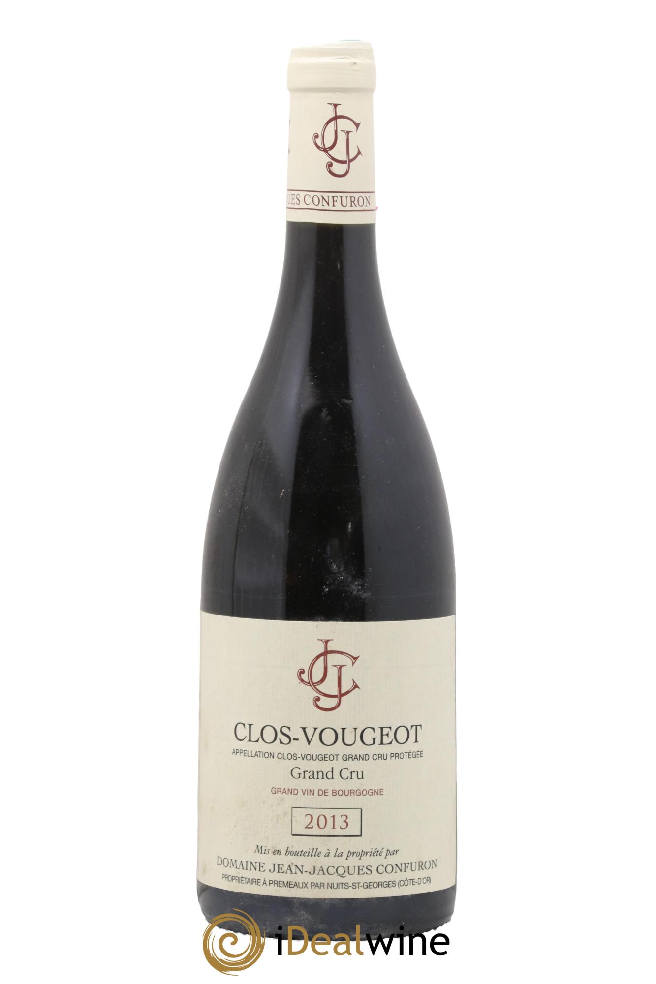 Clos de Vougeot Grand Cru Jean-Jacques Confuron 2013 - Lot of 1 bottle - 0