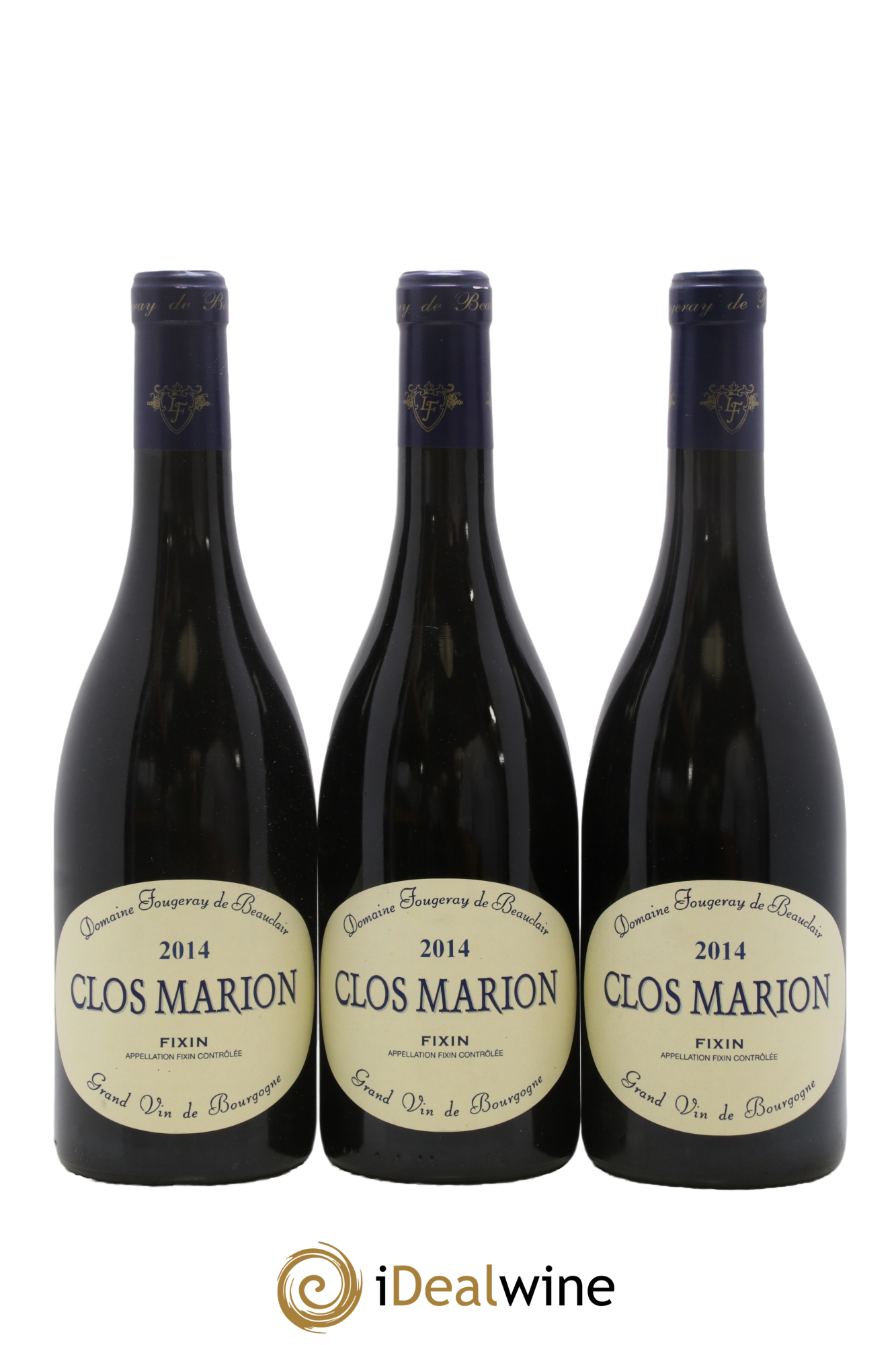 Fixin Clos Marion Fougeray de Beauclair 2014 - Lot de 3 bouteilles - 0