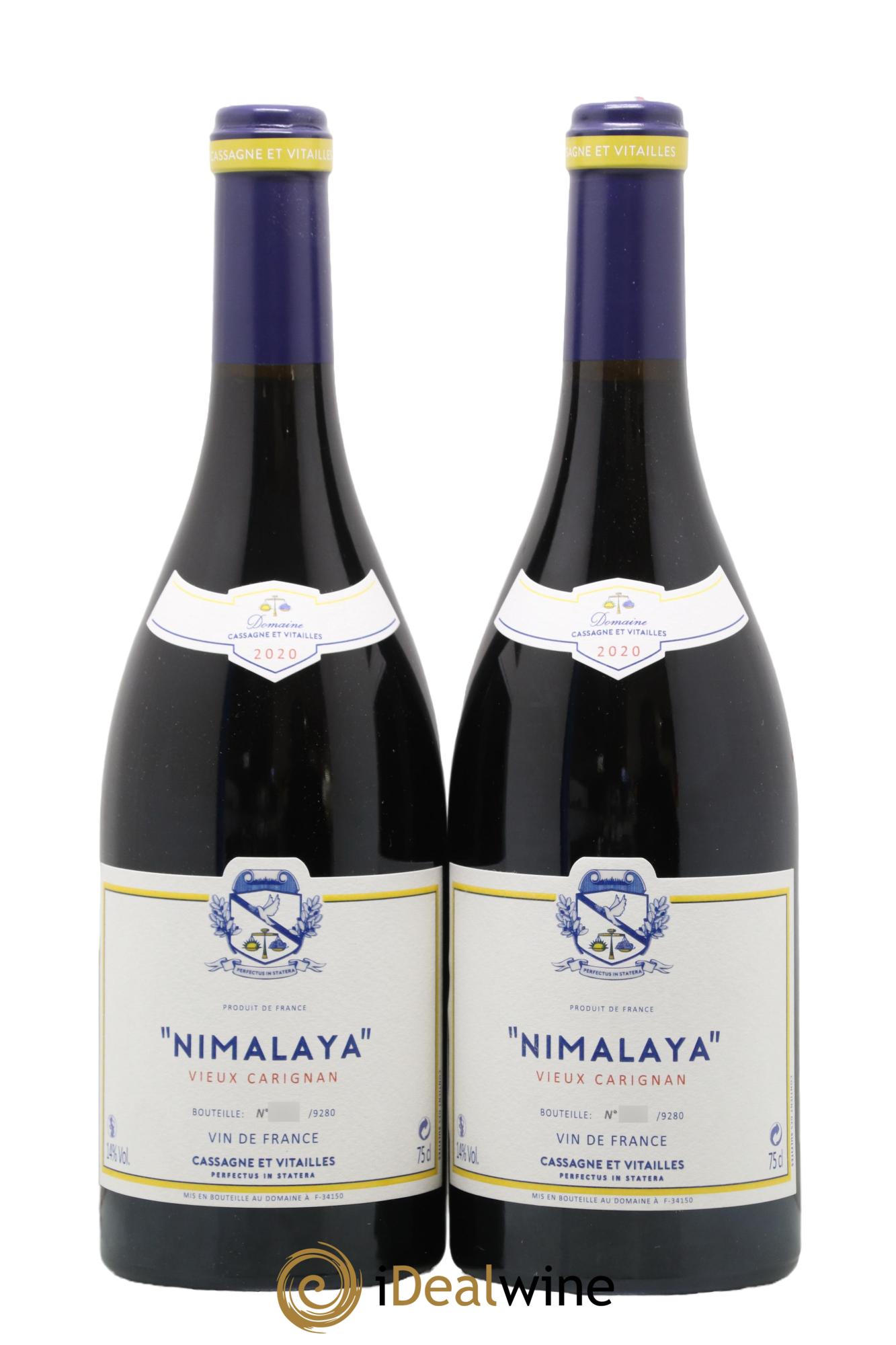 Languedoc Terrasses du Larzac Nimalaya Domaine Cassagne et Vitailles 2020 - Lot de 2 bouteilles - 0