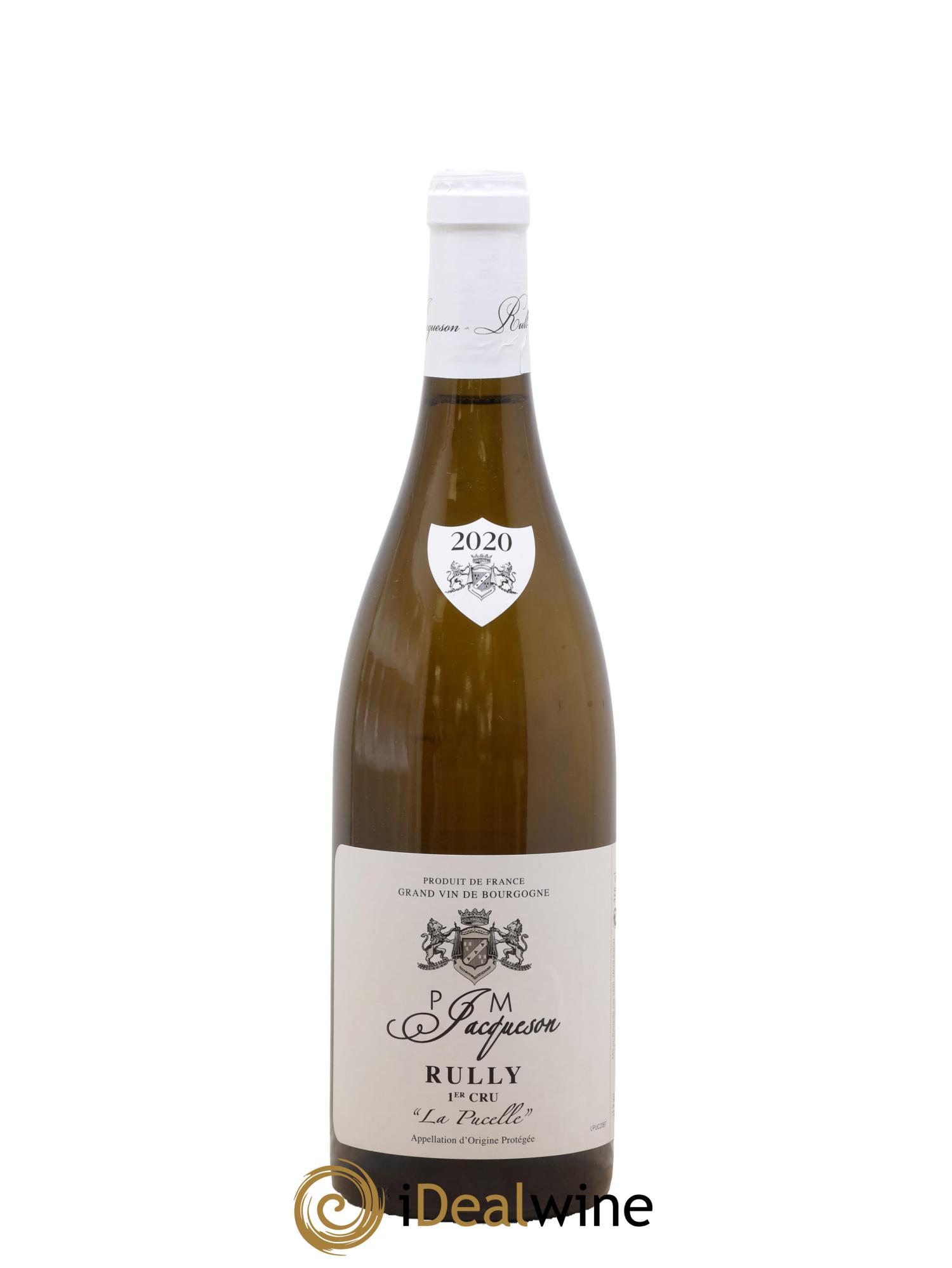 Rully 1er Cru La Pucelle Paul & Marie Jacqueson 2020 - Lot de 1 bouteille - 0