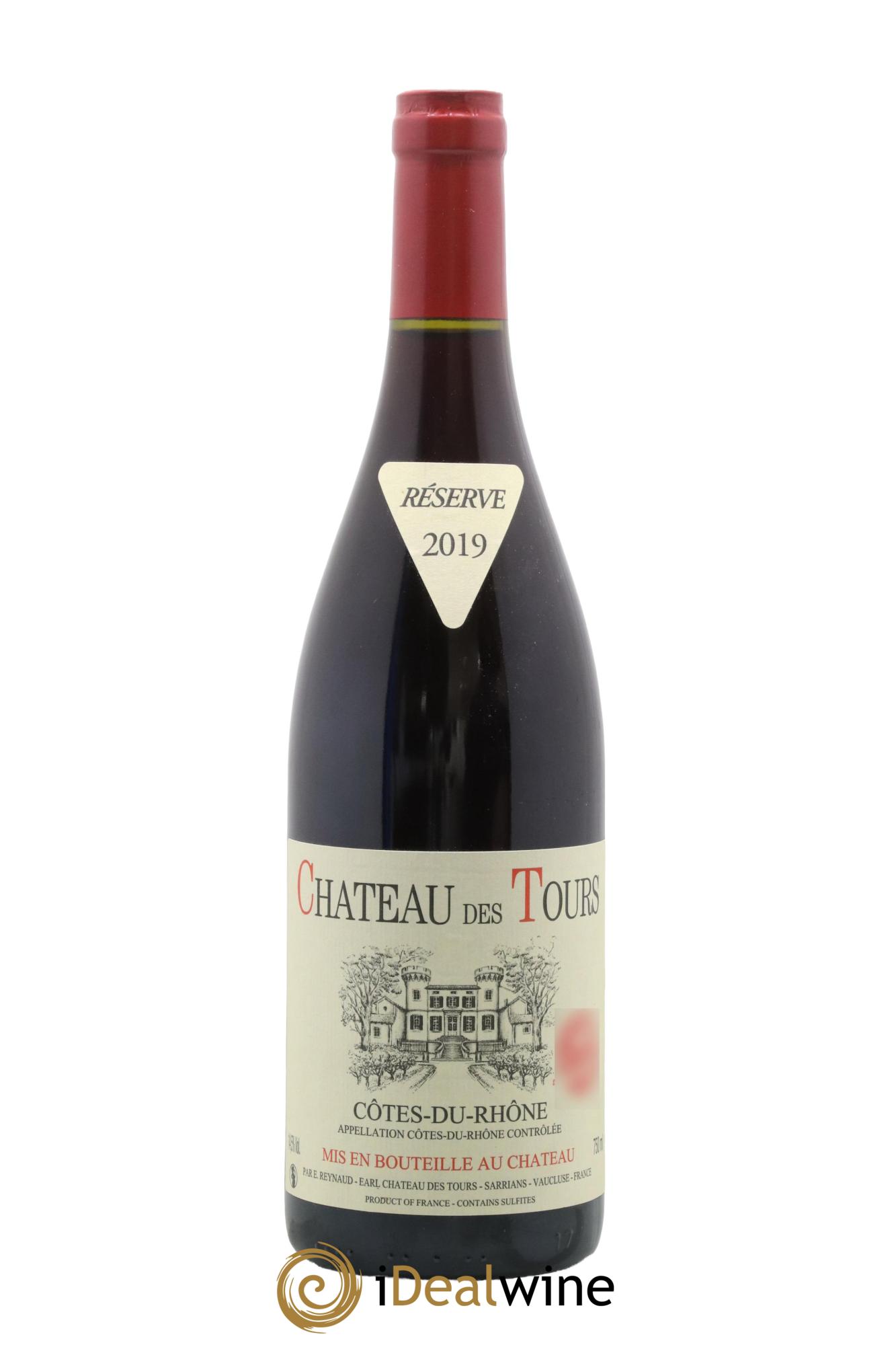 Côtes-du-Rhône Château des Tours Emmanuel Reynaud 2019 - Lot de 1 bouteille - 0