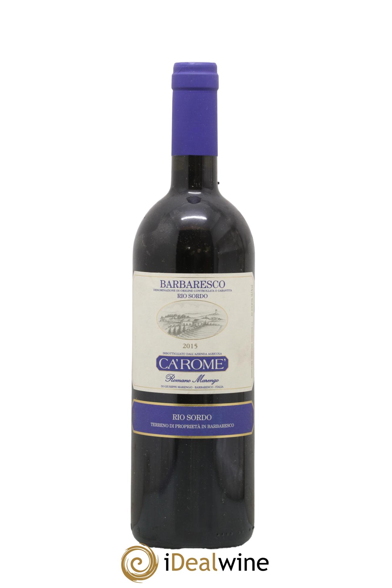 Barbaresco DOCG Ca'Rome Rio Sordo 2015 - Posten von 1 Flasche - 0