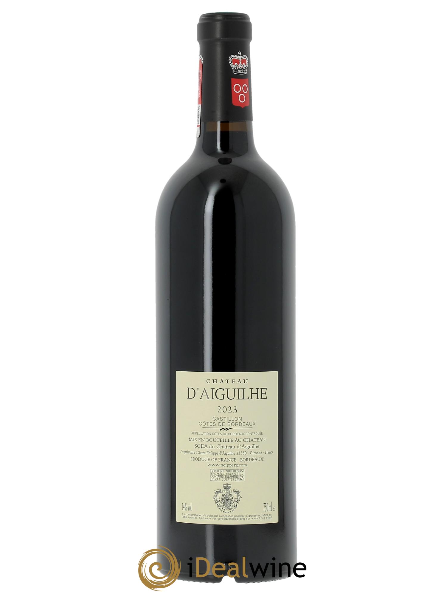 Château d' Aiguilhe (CBO à partir de 6 bts) 2023 - Lot de 1 bouteille - 1