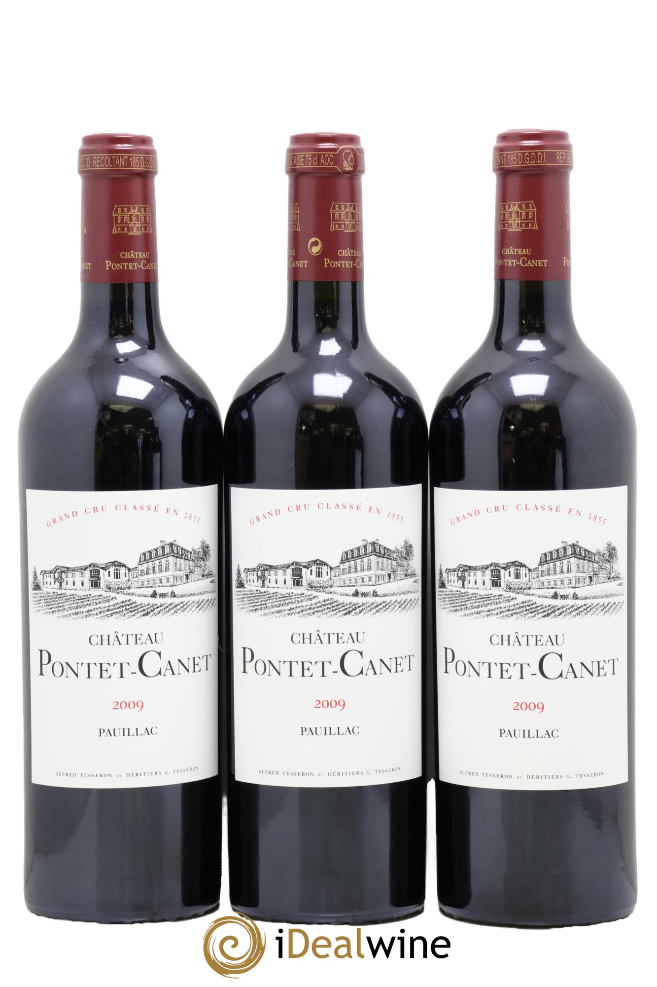 Château Pontet Canet 5ème Grand Cru Classé 2009 - Lot of 6 bottles - 1