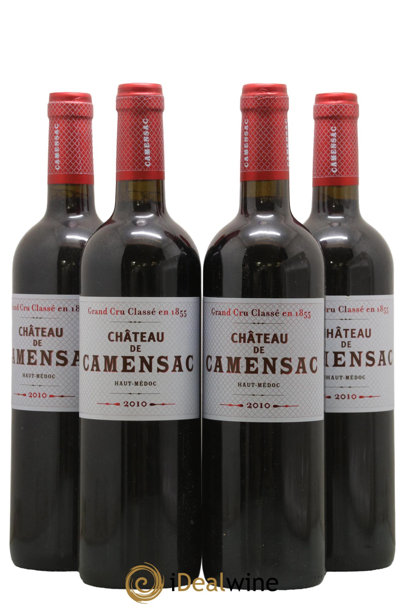 Château Camensac 5ème Grand Cru Classé 2010 - Lot of 4 bottles - 0
